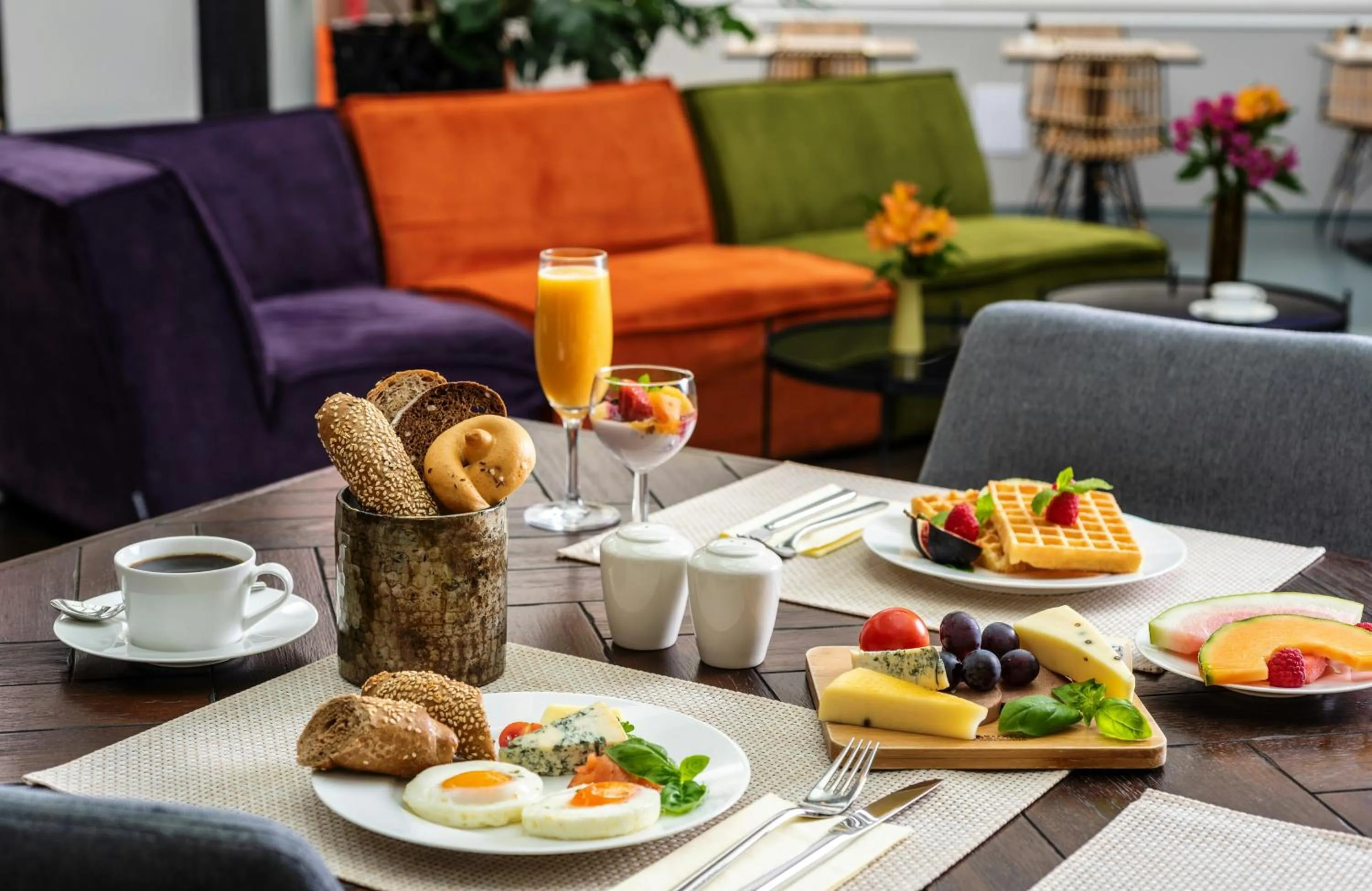 Breakfast in NYX Hotel Prague by Leonardo Hotels