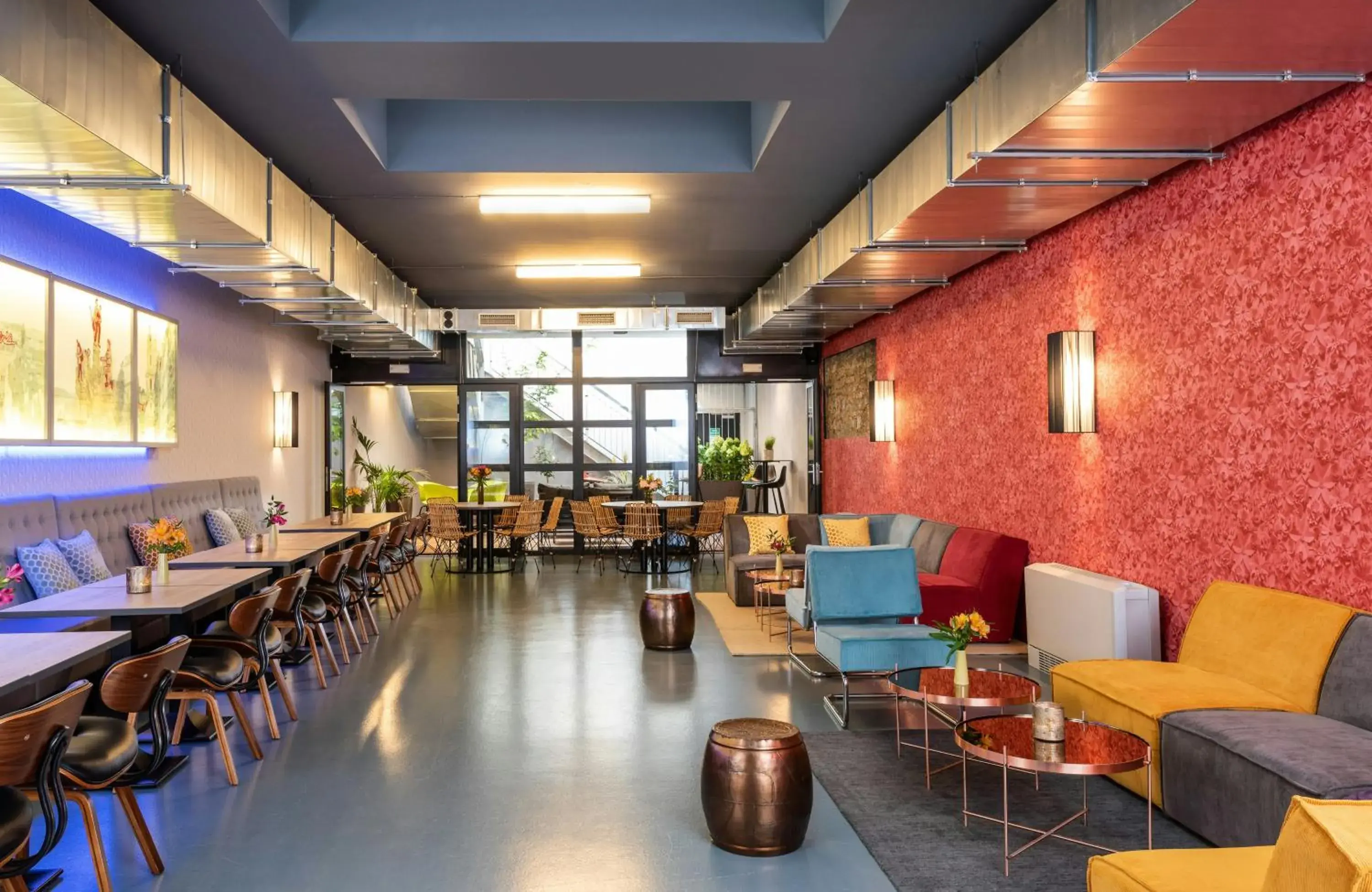 Lounge or bar in NYX Hotel Prague by Leonardo Hotels Lounge or bar in NYX Hotel Prague by Leonardo Hotels