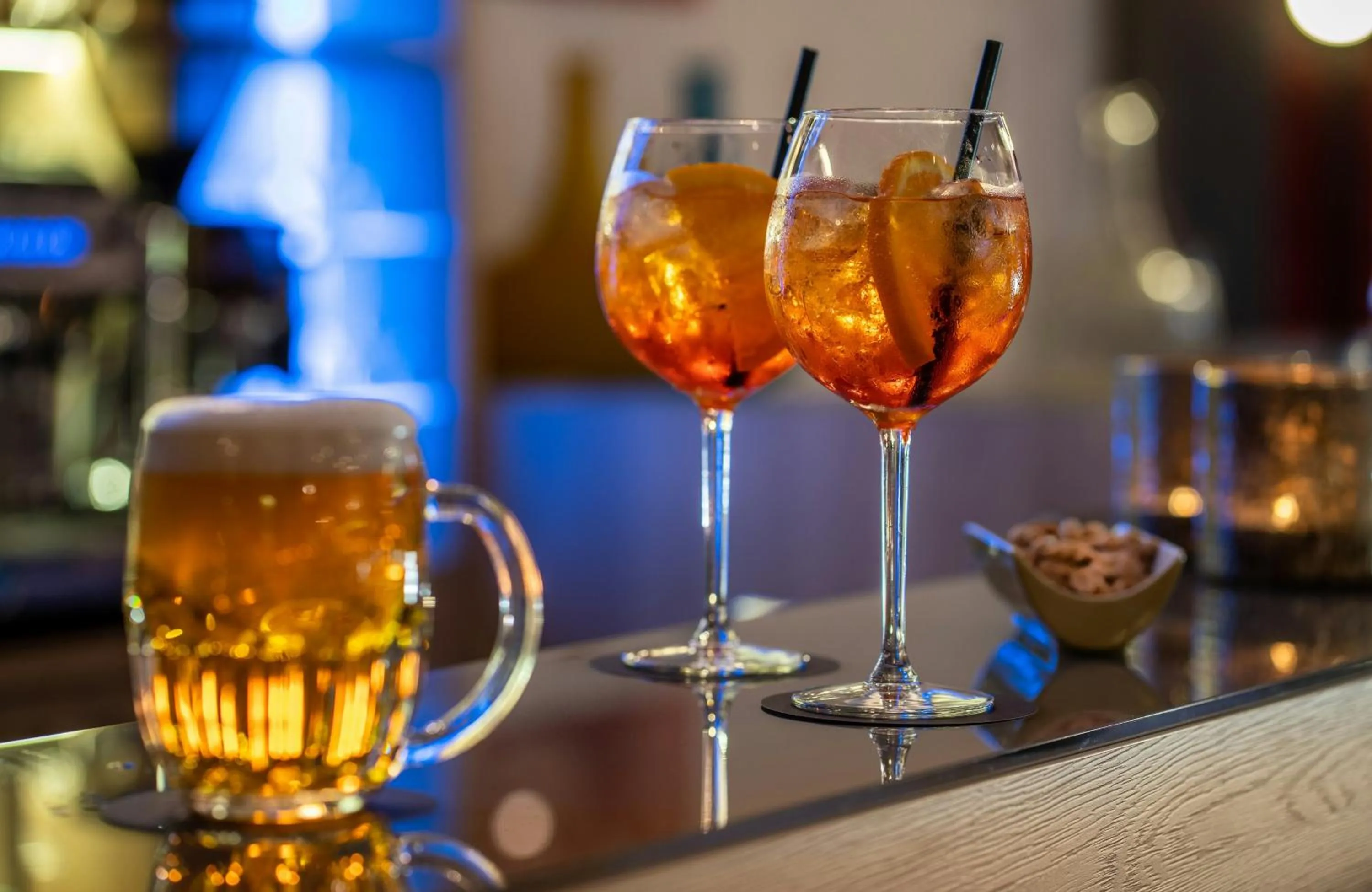 Lounge or bar in NYX Hotel Prague by Leonardo Hotels