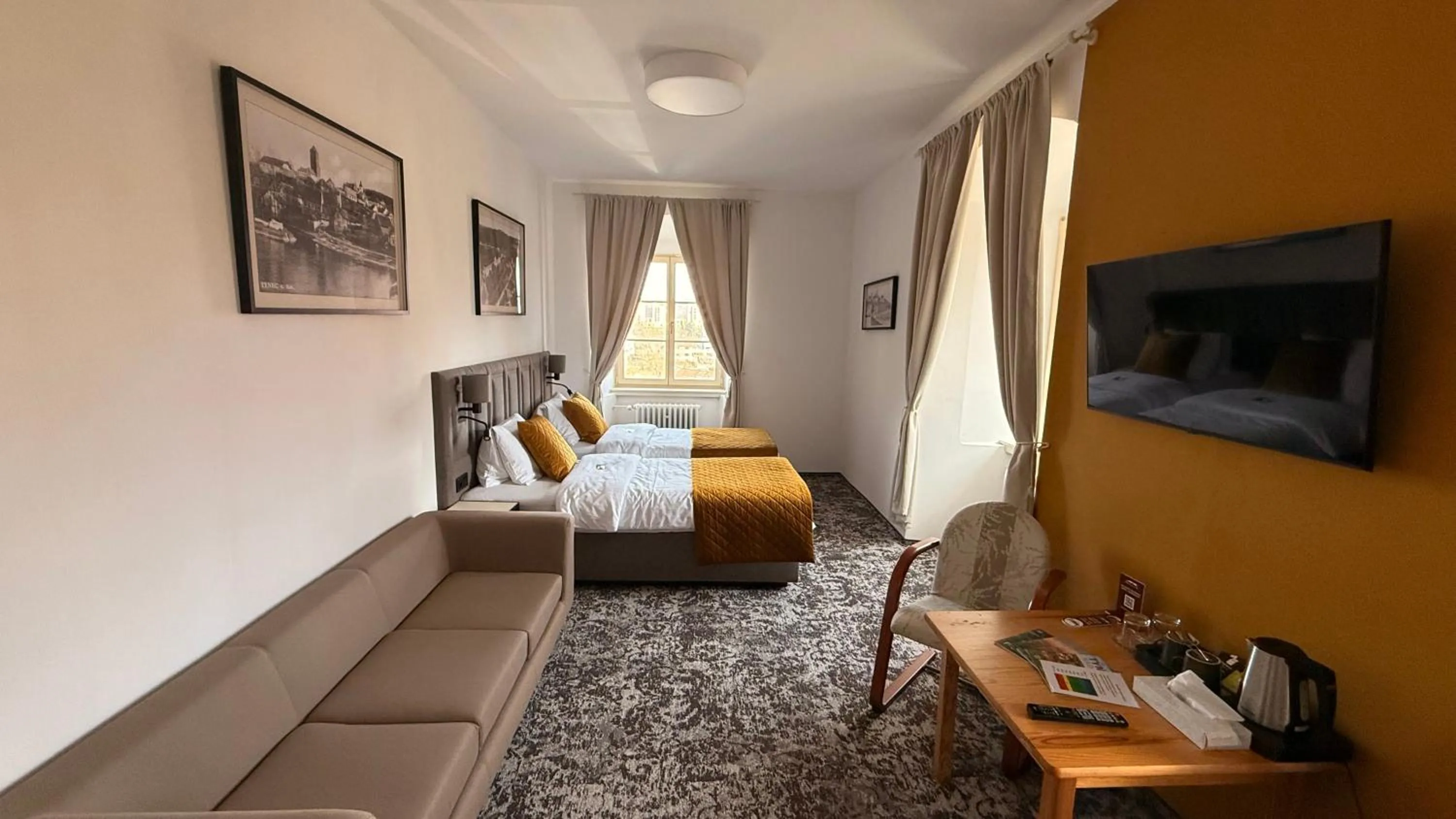 Photo of the whole room, Bed in Hotel Tynec