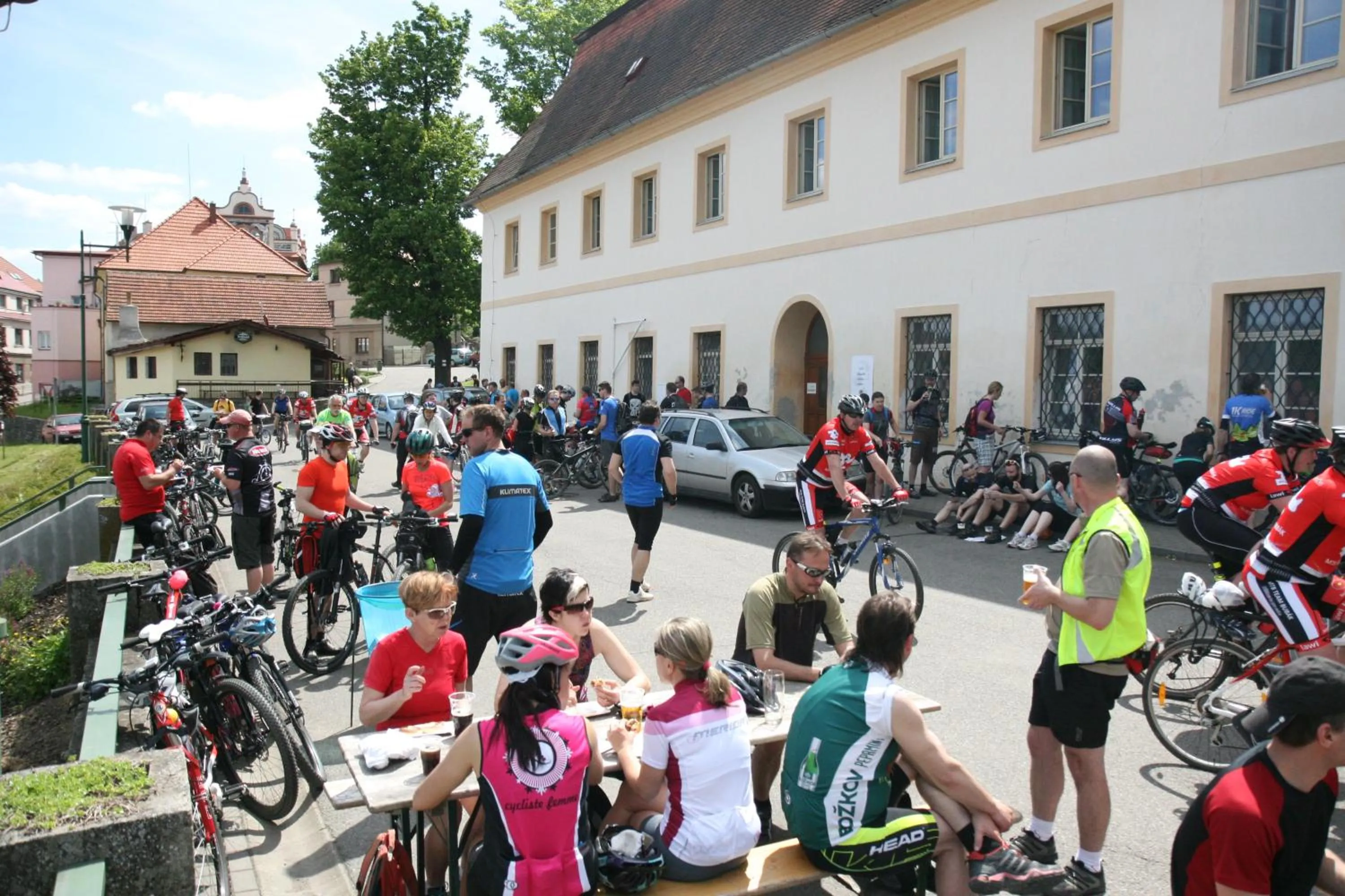 Cycling in Hotel Tynec