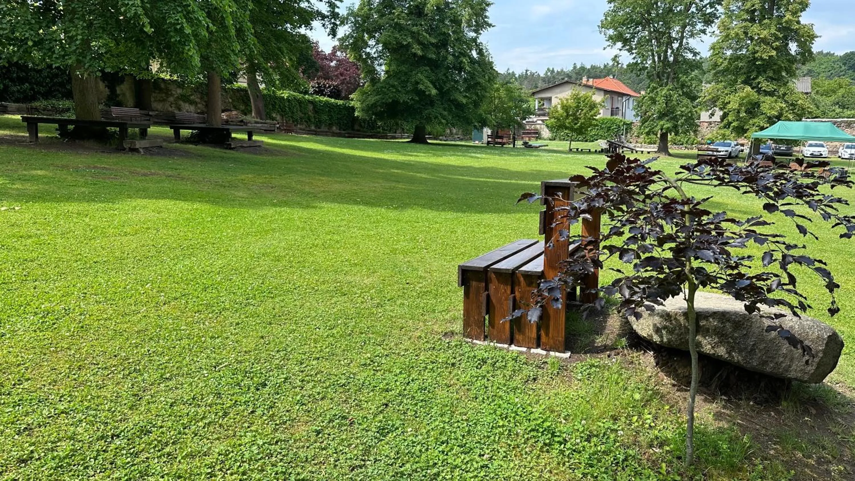 Garden in Hotel Tynec