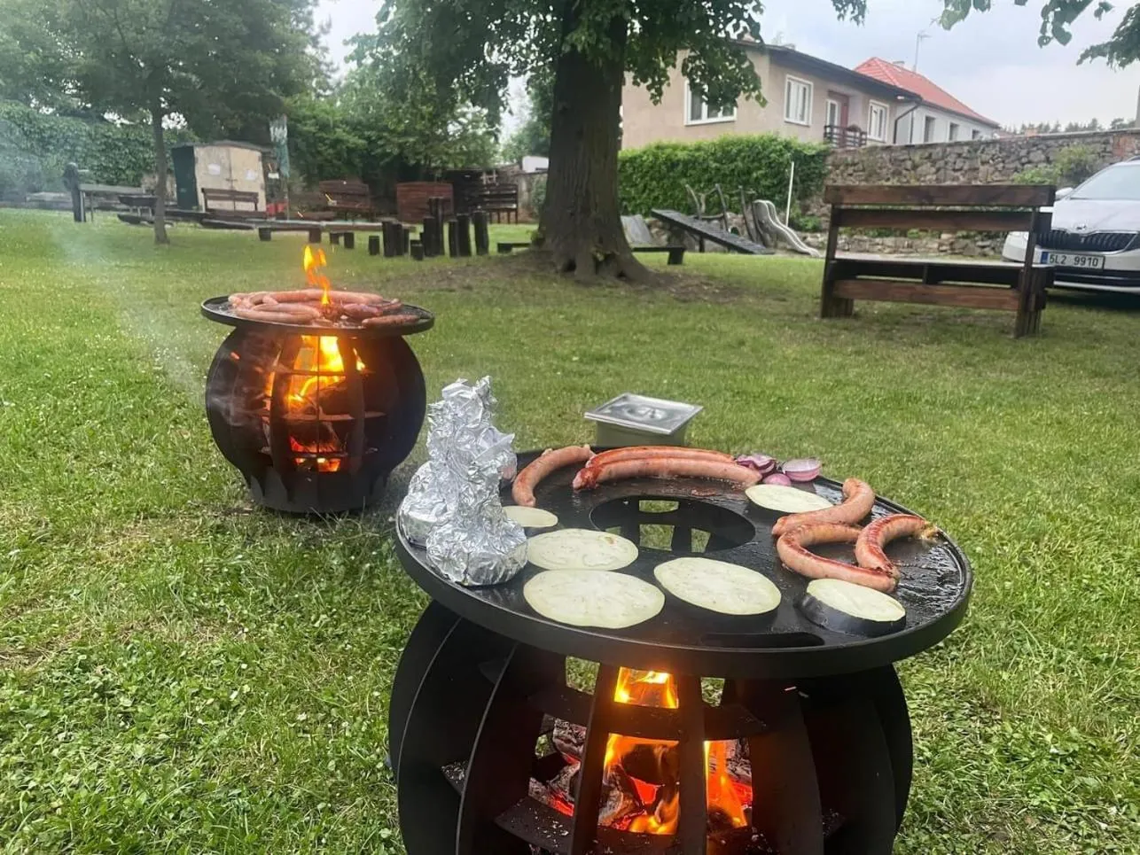 BBQ facilities in Hotel Tynec