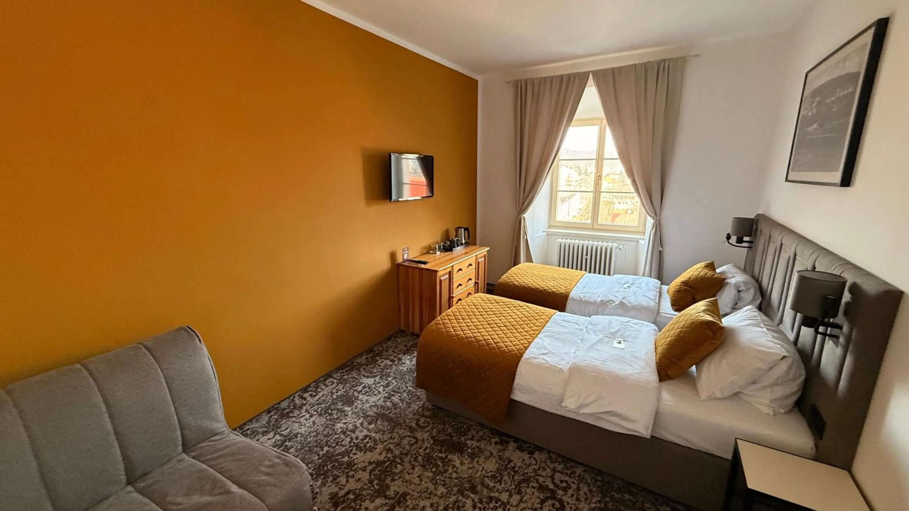 Photo of the whole room, Bed in Hotel Tynec