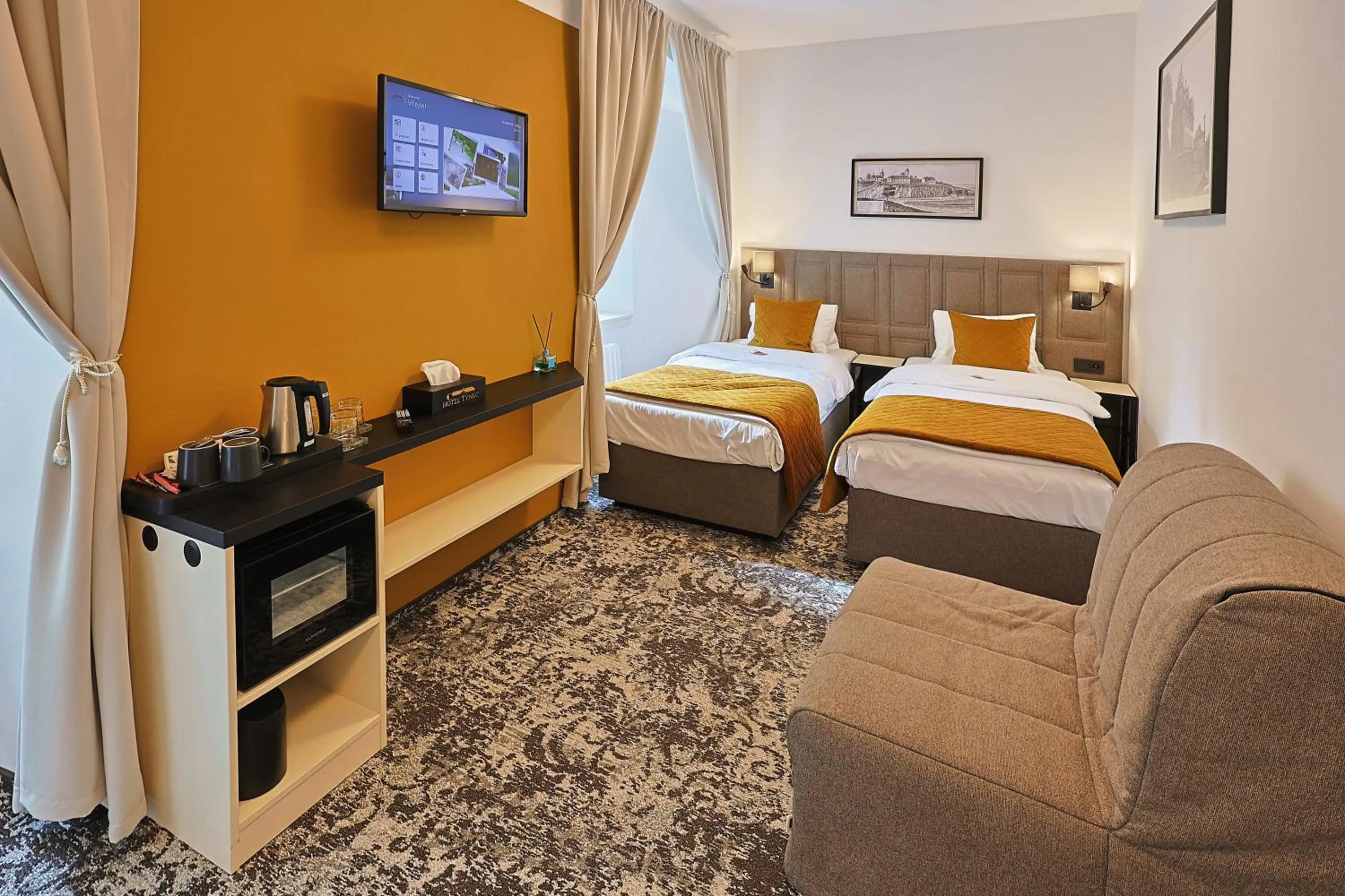 Triple Room - single occupancy in Hotel Tynec