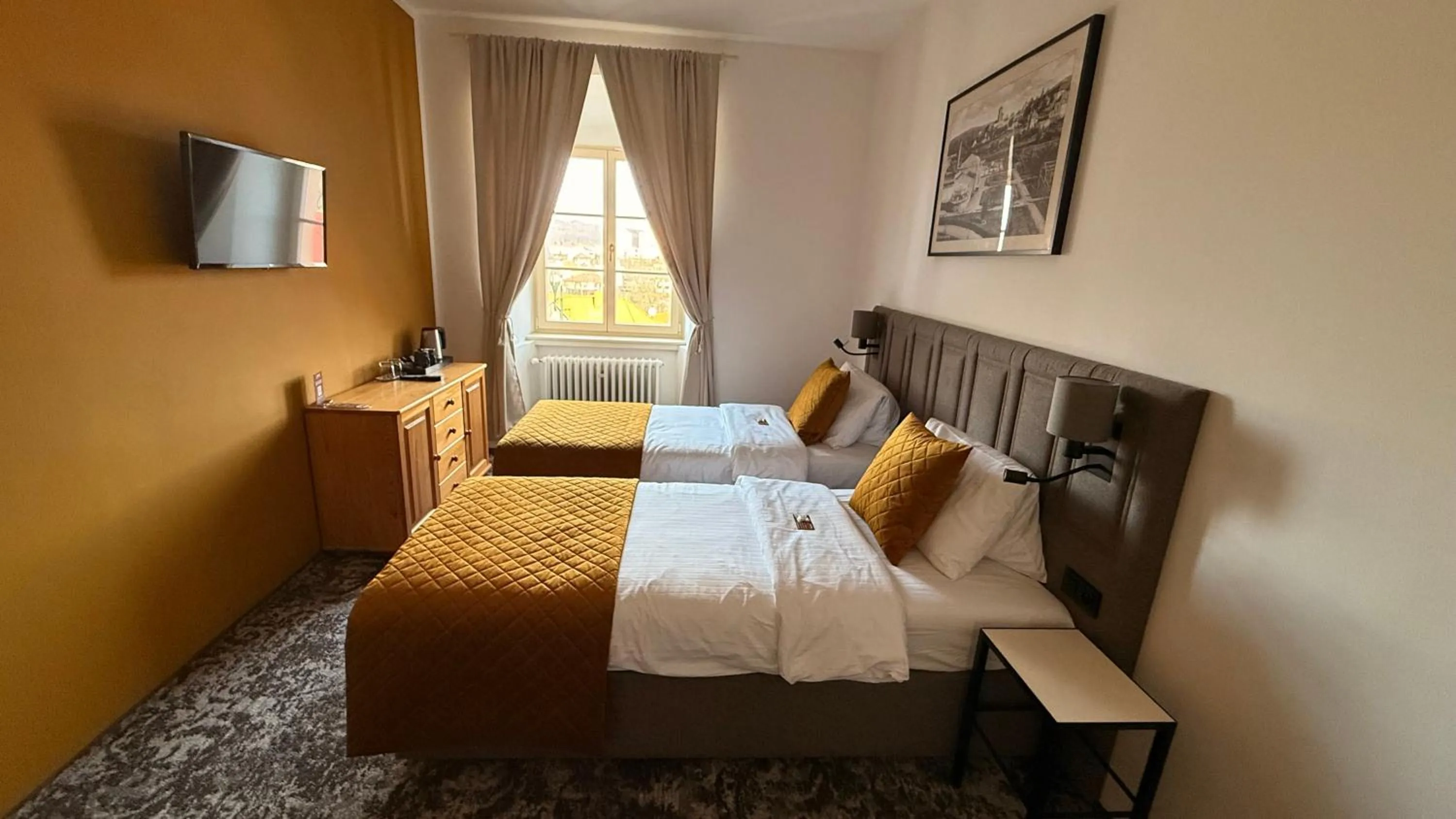 Photo of the whole room, Bed in Hotel Tynec