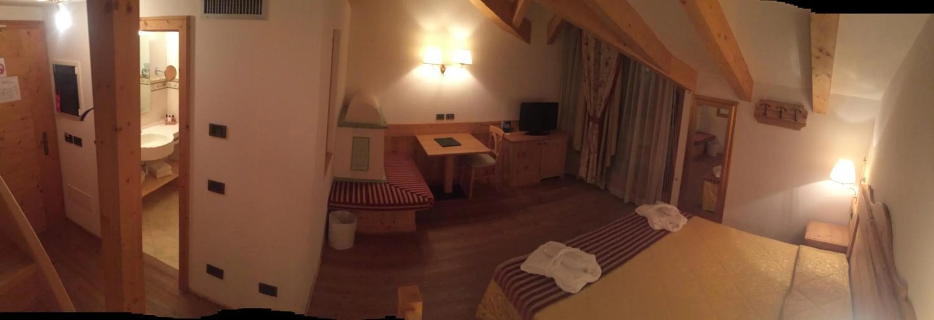 Living room, Bed in Campiglio Bellavista