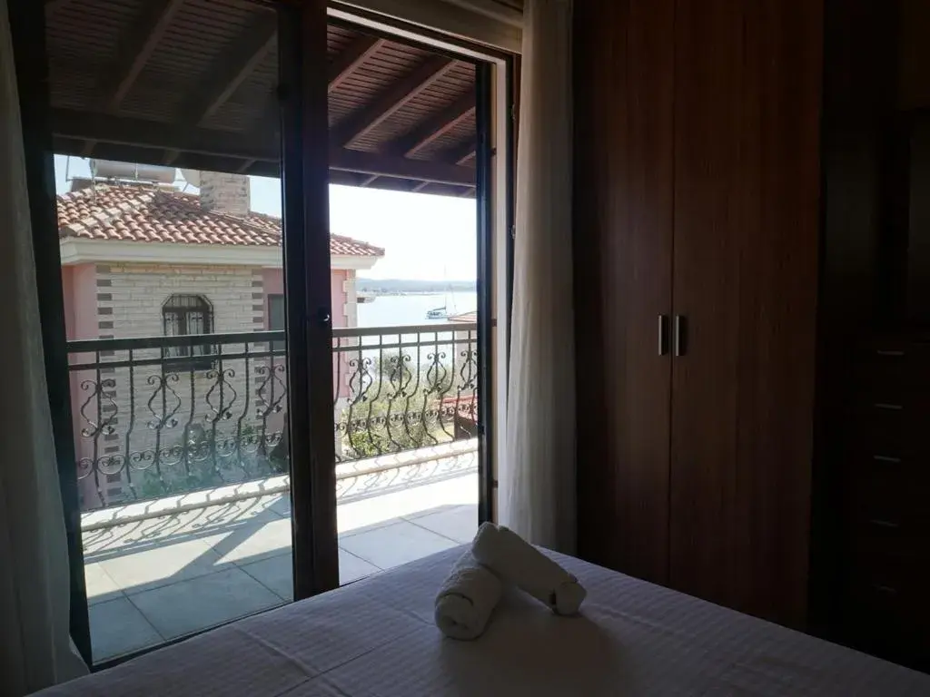 Bed in Cunda Villa Anka Bed in Cunda Villa Anka