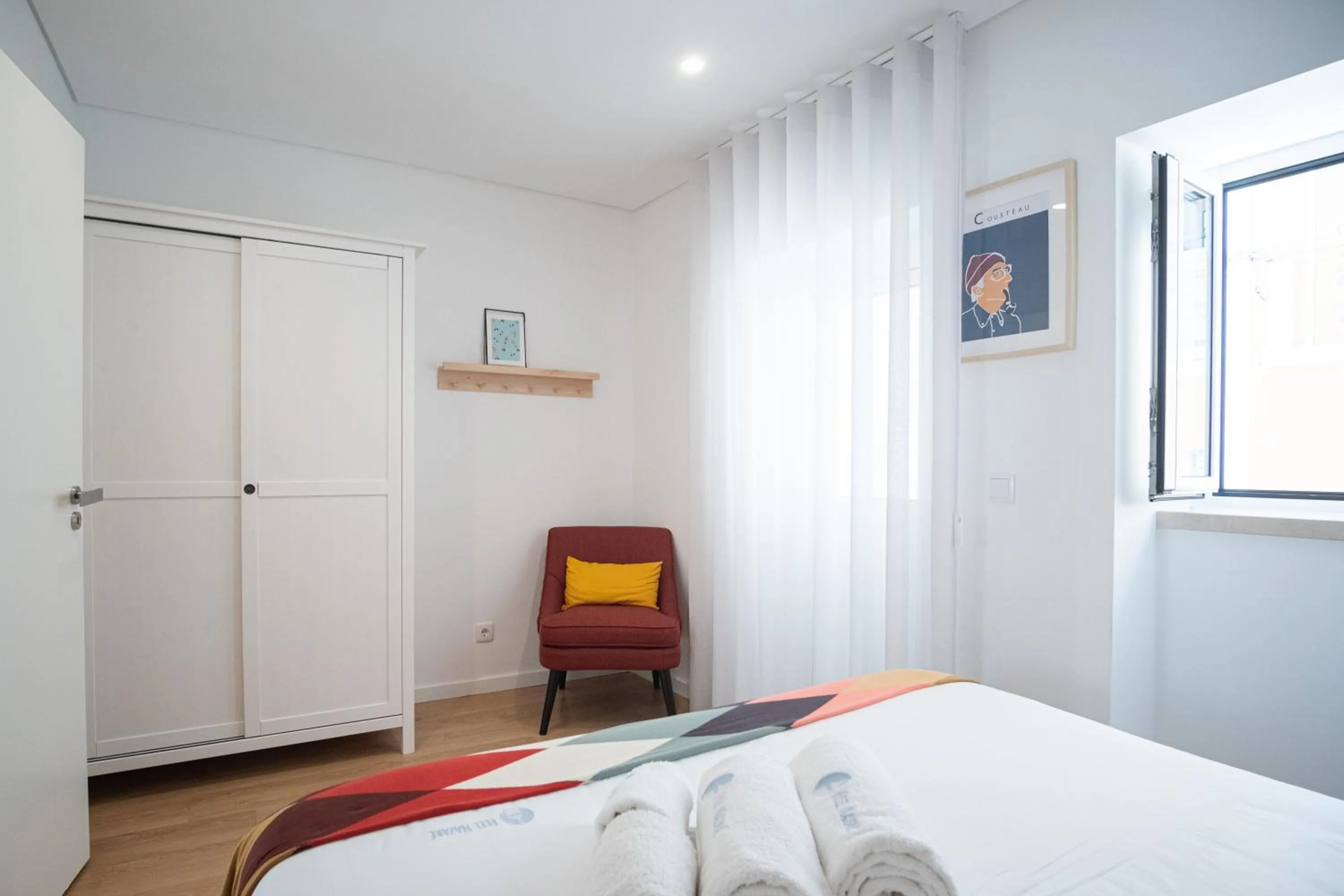 Bedroom, Bed in Feel Nazaré - Boutique Apartments