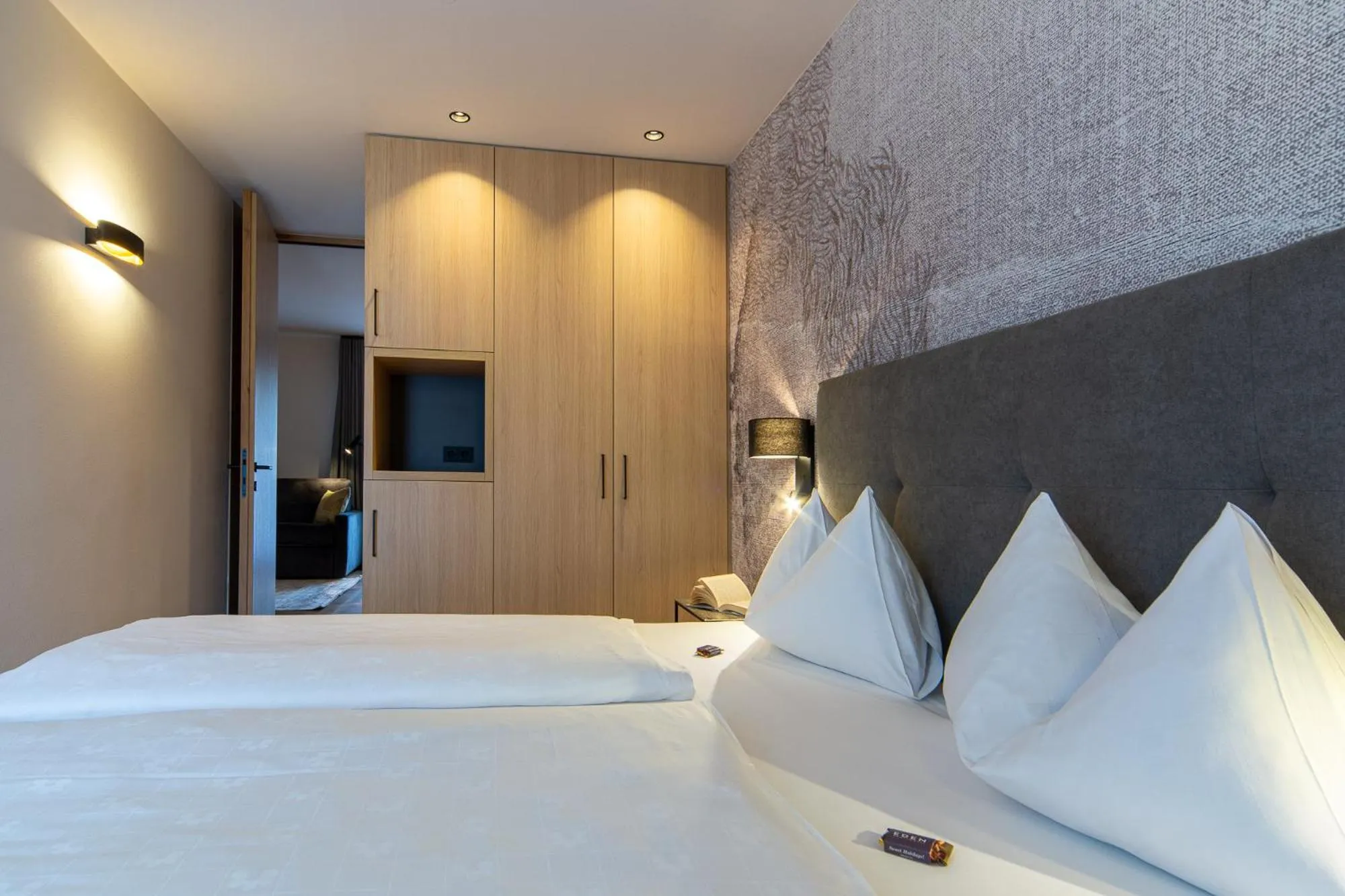 Bed in Eden Apartments