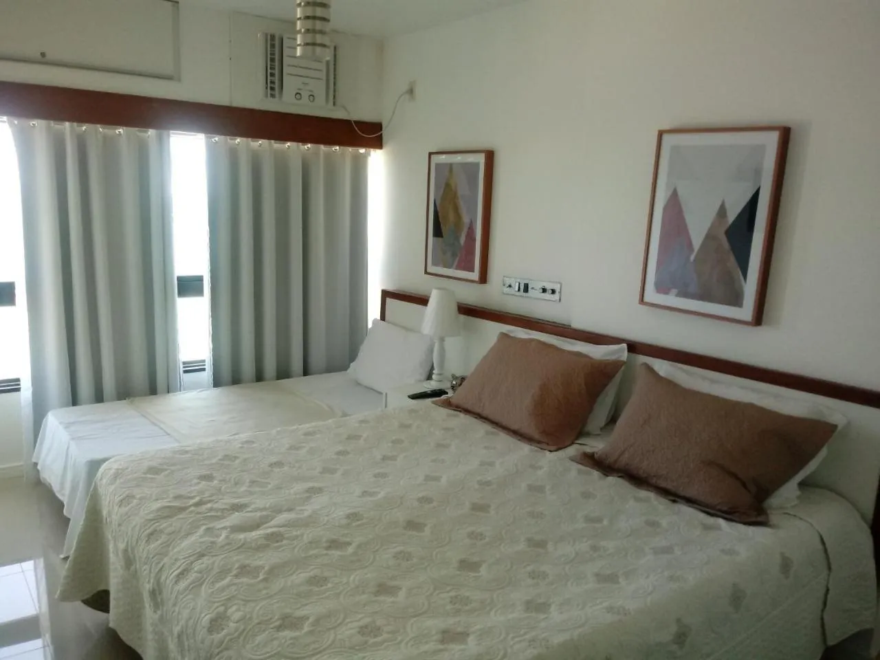 Bed in Apart Hotel Frente Mar em Ondina Salvador