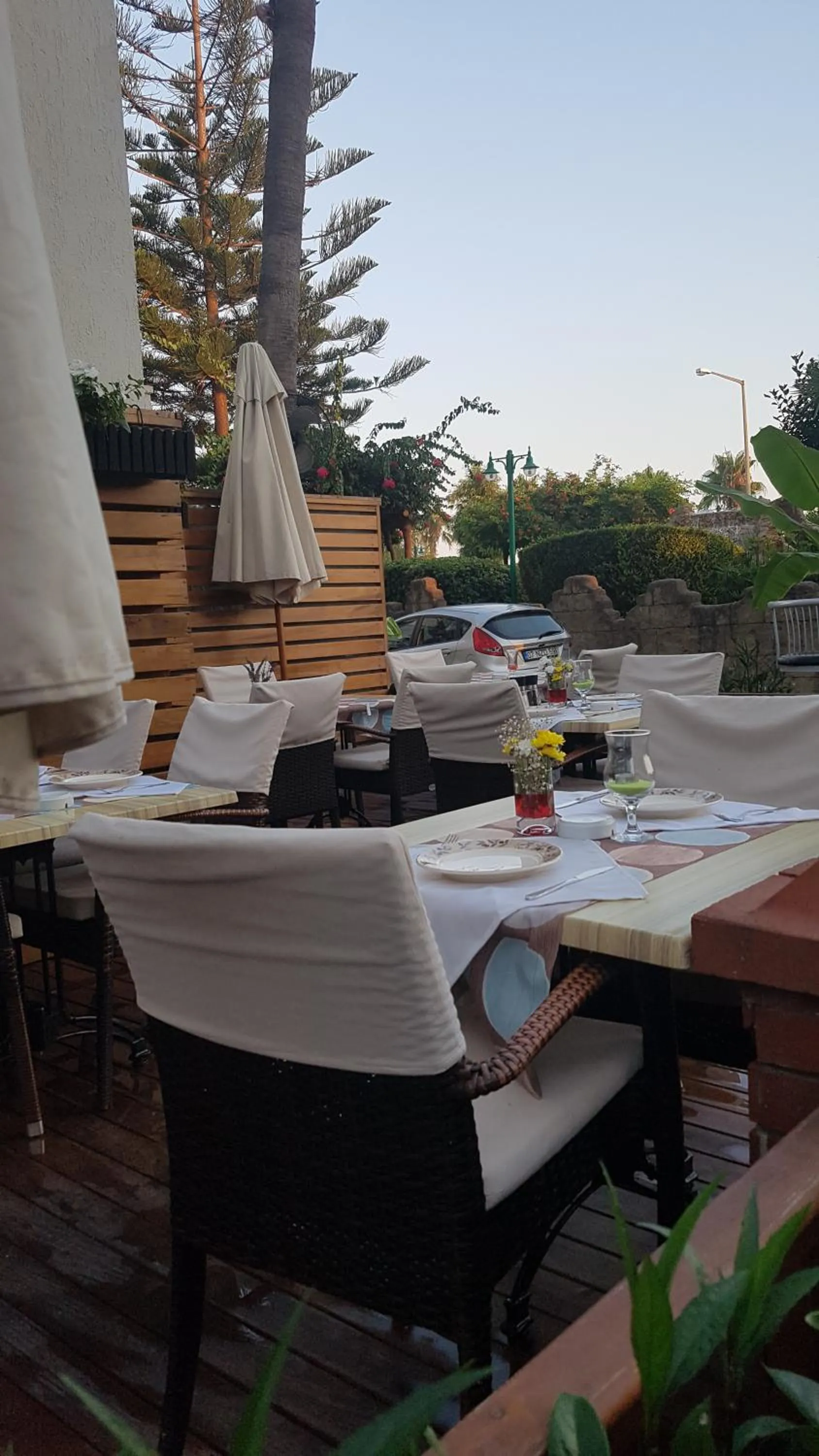 Patio in Belle Ocean Apart Otel