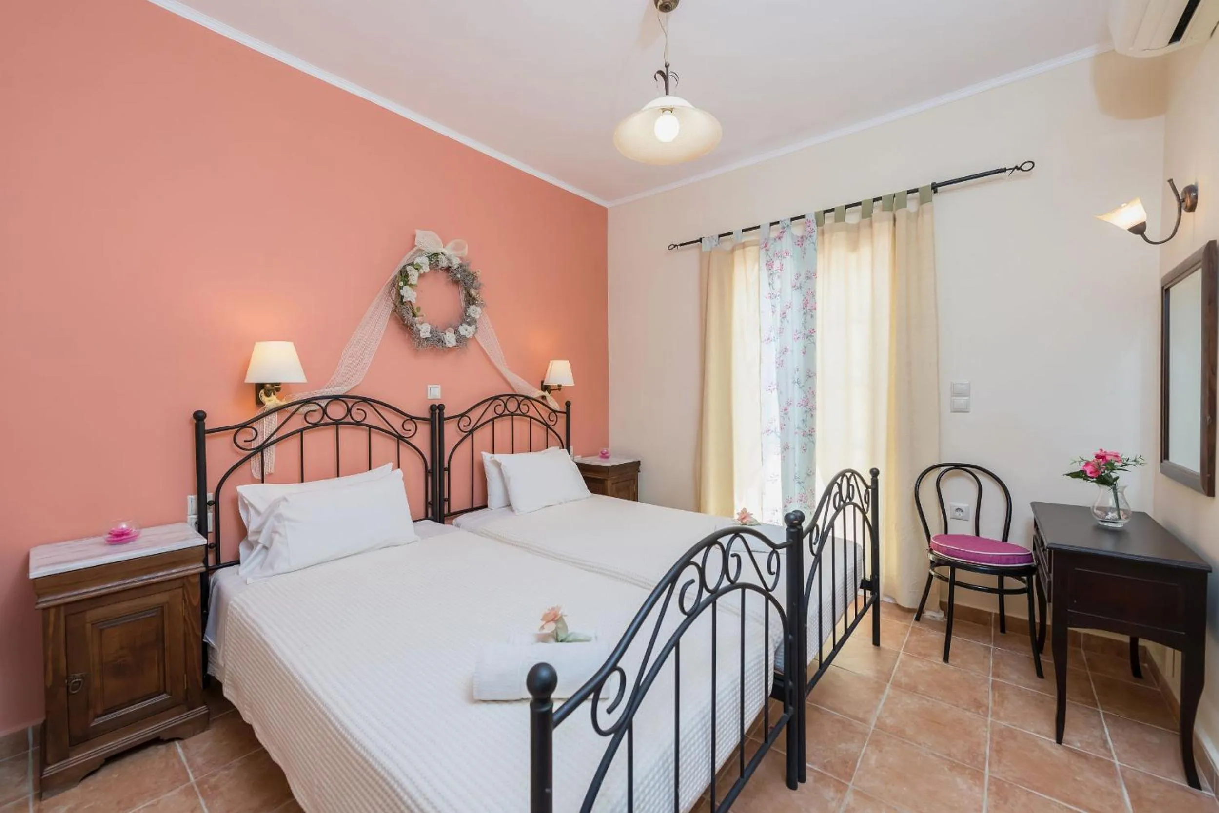 Bedroom, Bed in Lorenzo Villas with Private Pool, 200m from the beach, by ZanteWize