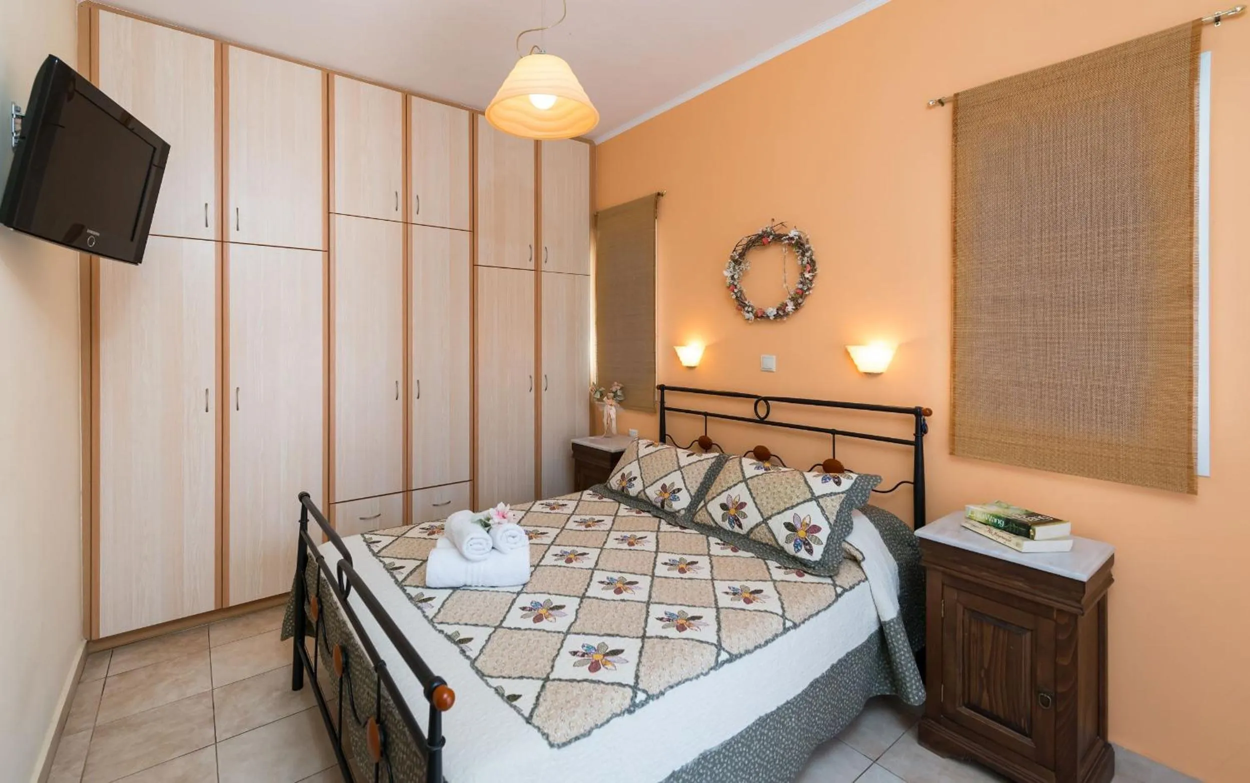 Bedroom, Bed in Lorenzo Villas with Private Pool, 200m from the beach, by ZanteWize