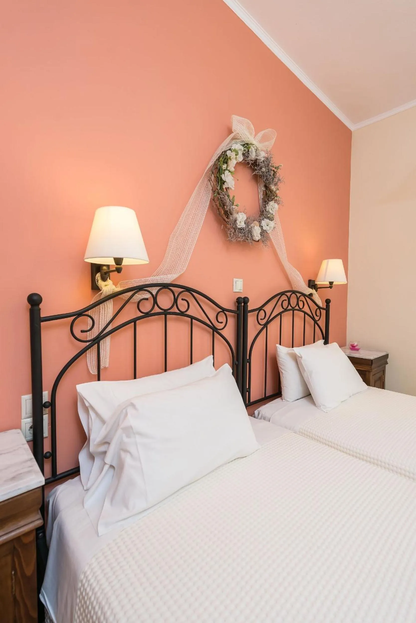 Bedroom, Bed in Lorenzo Villas with Private Pool, 200m from the beach, by ZanteWize