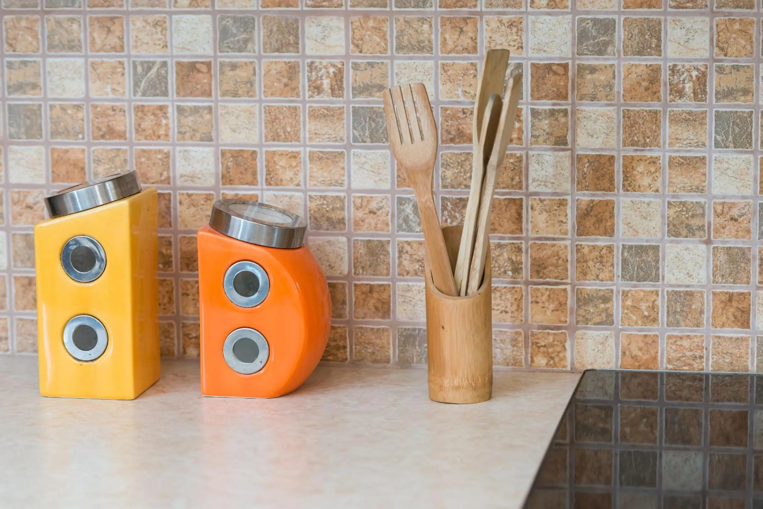 Kitchen or kitchenette in Lorenzo Villas with Private Pool, 200m from the beach, by ZanteWize