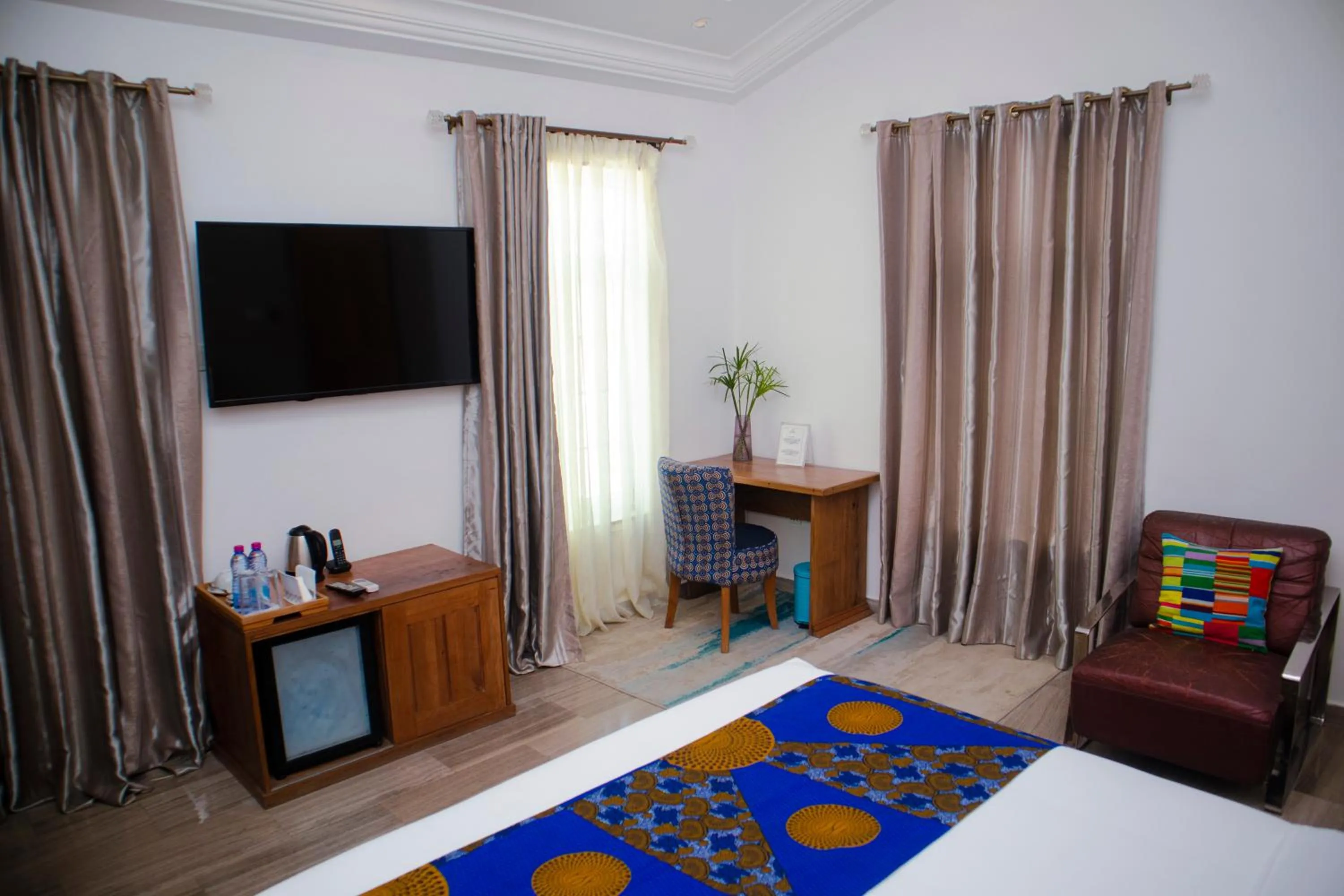 Bed in Hotel Petit Brussel