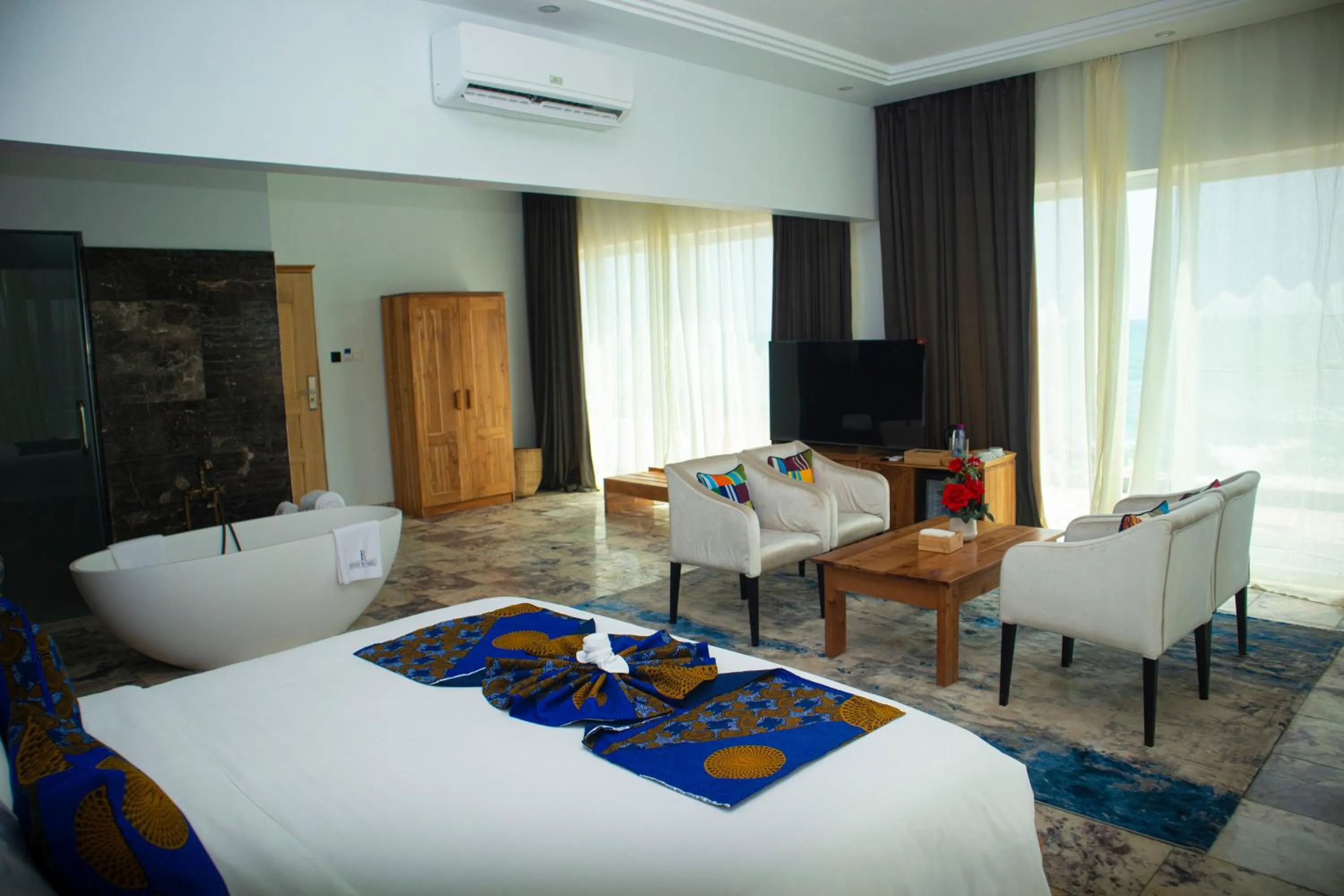 Bed in Hotel Petit Brussel