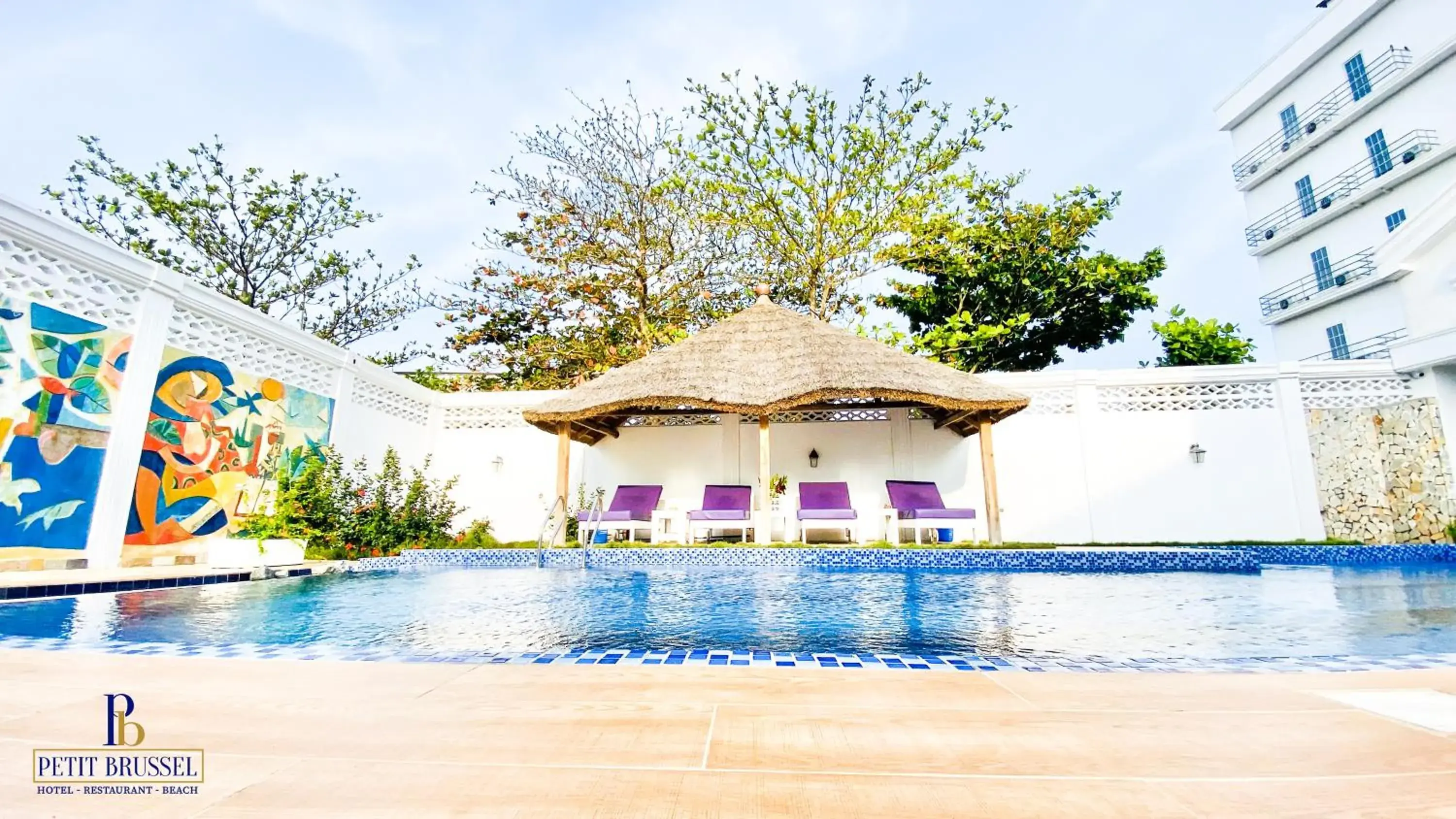 Swimming pool in Hotel Petit Brussel Swimming pool in Hotel Petit Brussel