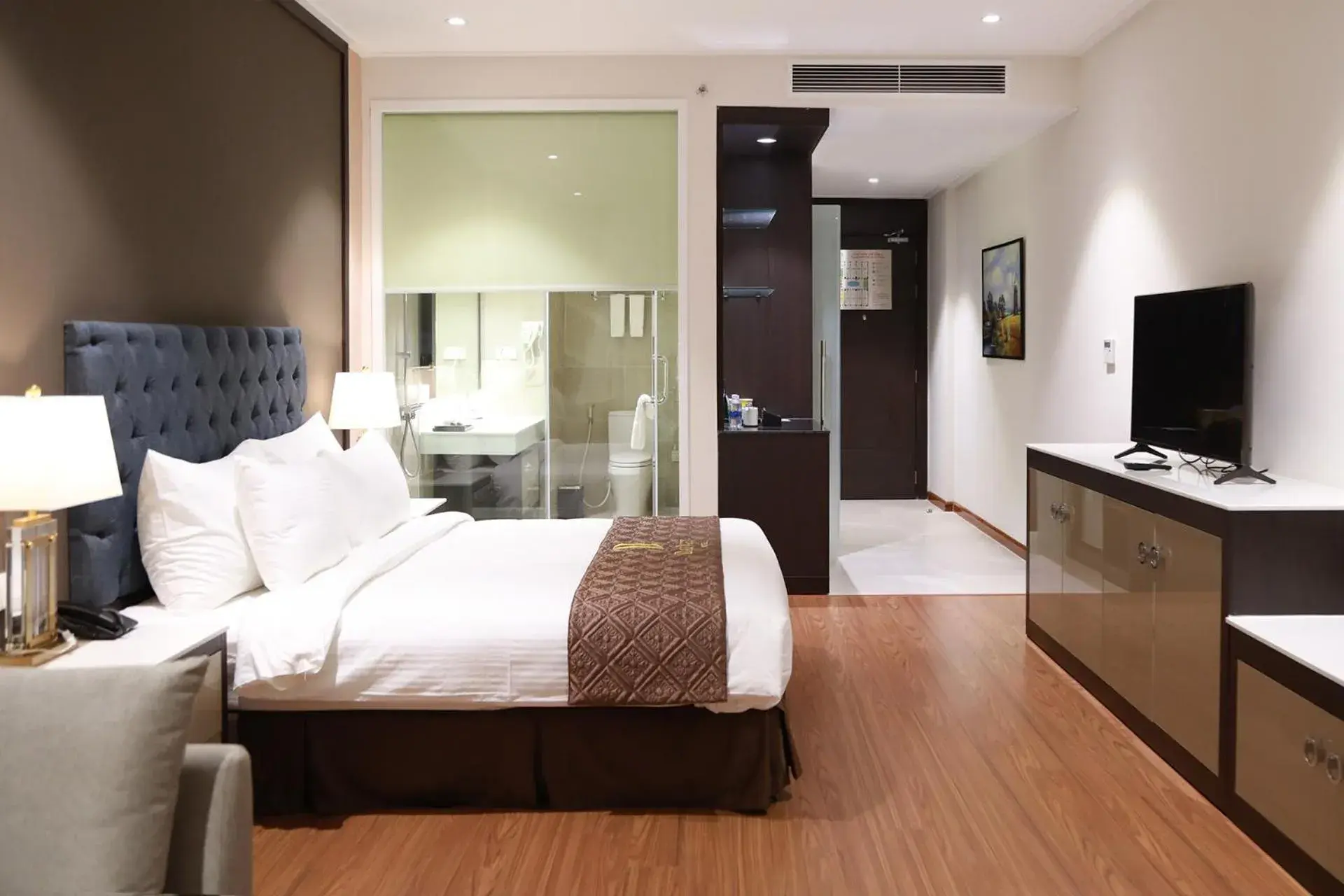 Bed in Dai Viet Hotel Bed in Dai Viet Hotel