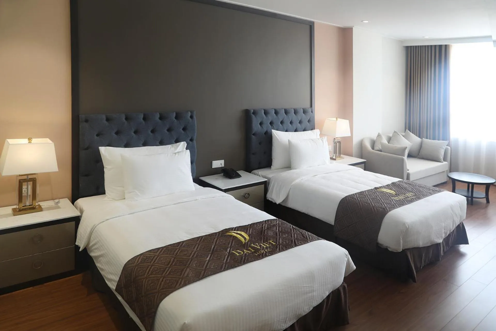 Bed in Dai Viet Hotel