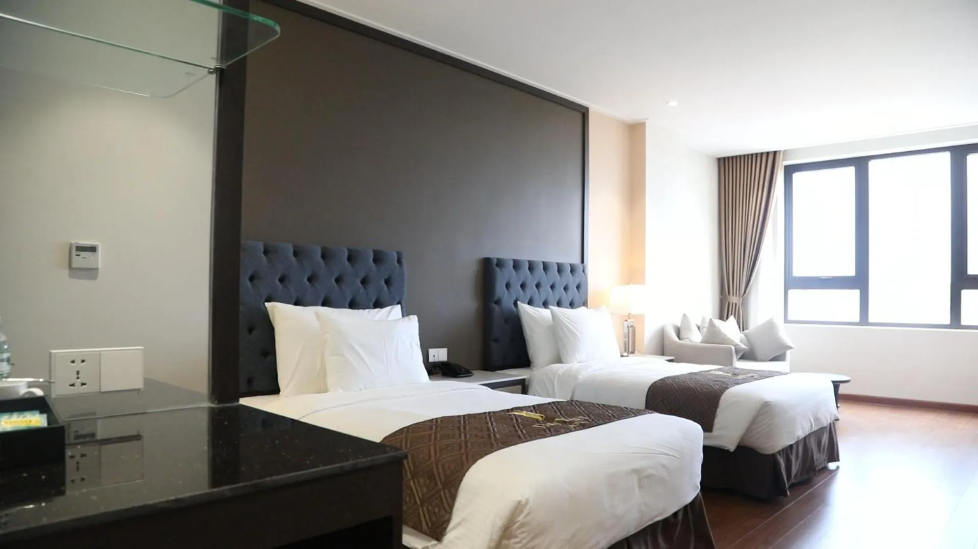 Bed in Dai Viet Hotel