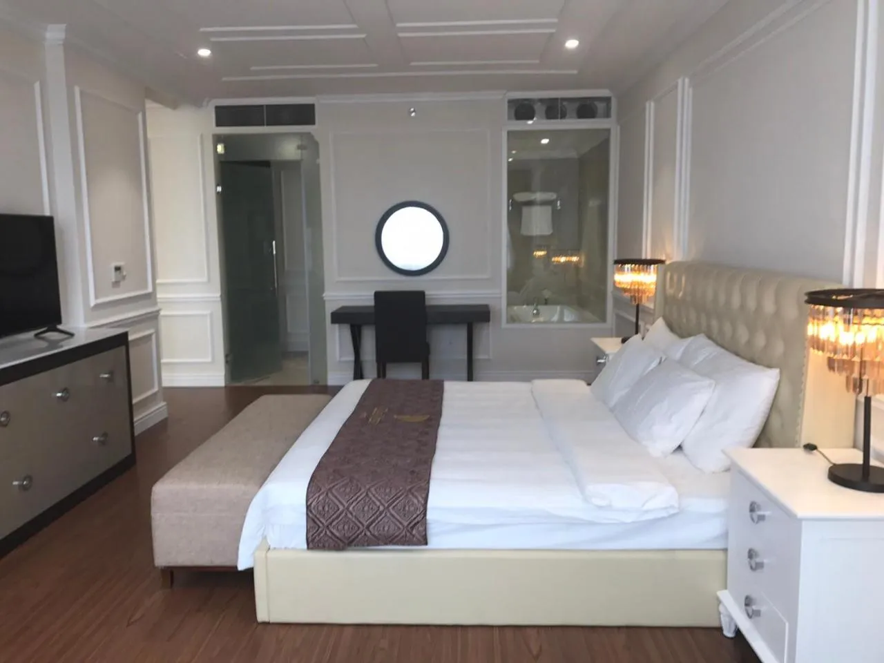 Bed in Dai Viet Hotel