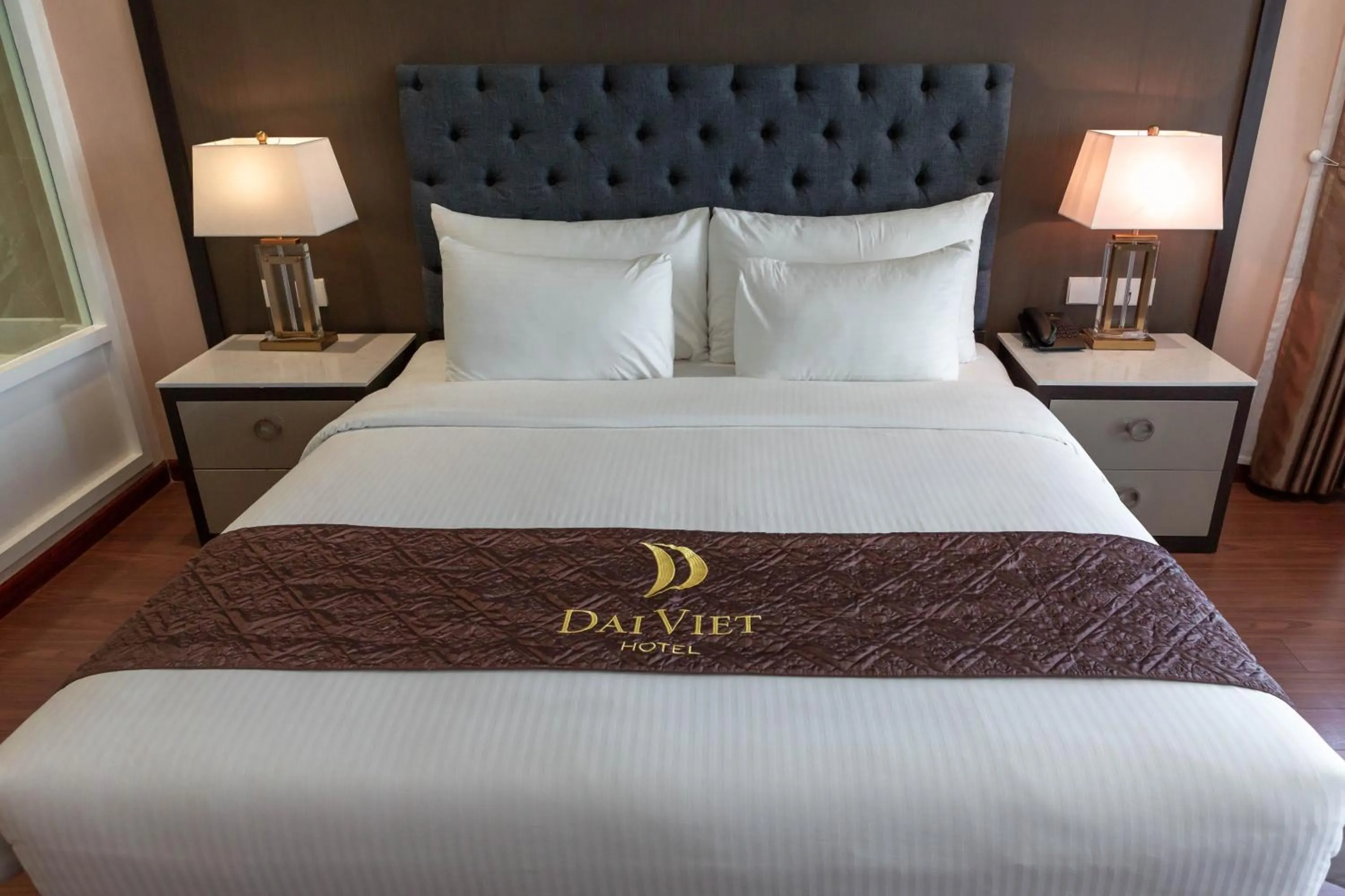 Bed in Dai Viet Hotel
