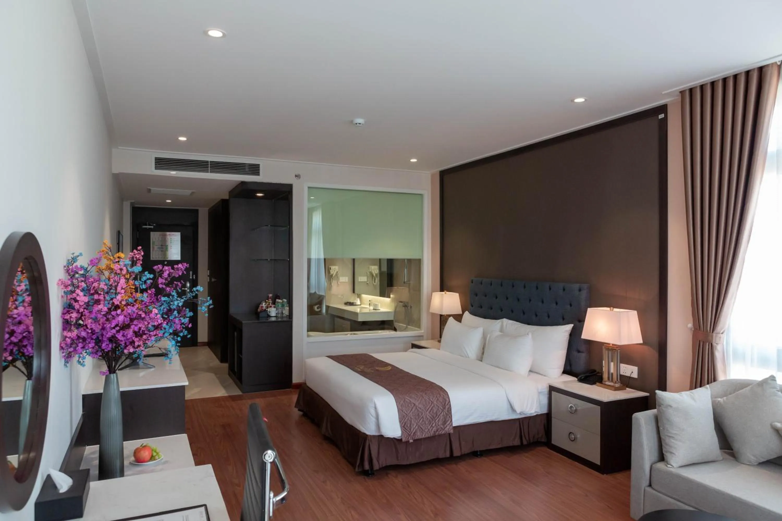 Bed in Dai Viet Hotel