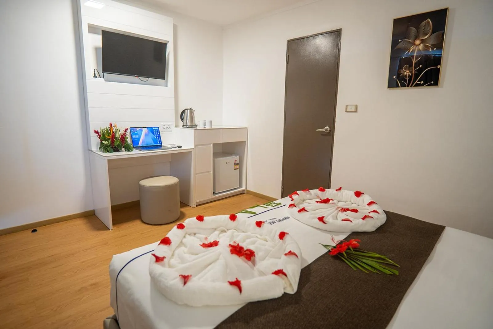 Bed in Airport Ace Hotel