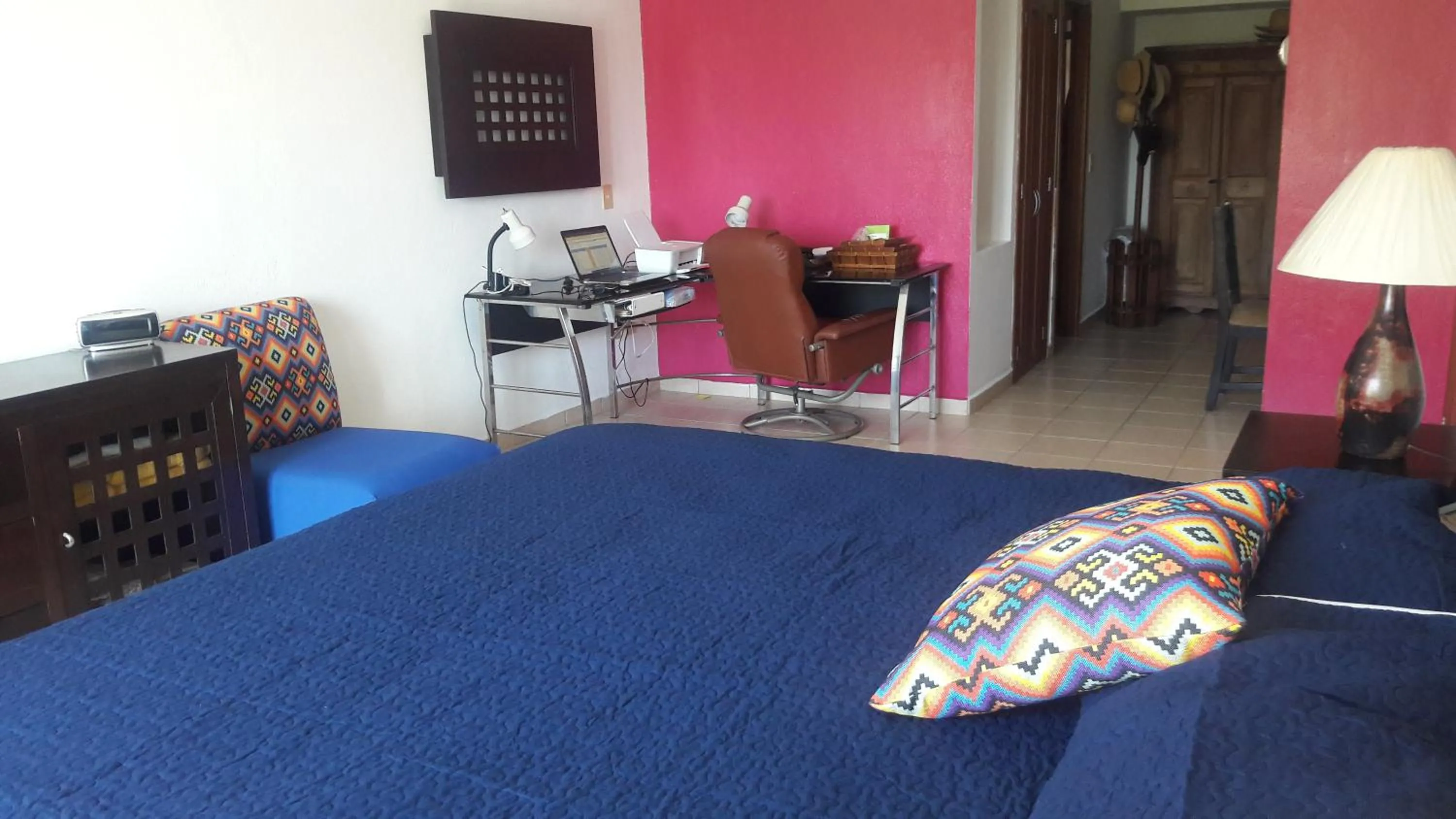 Bed in Apartamento Pelicanos, Nuevo Vallarta