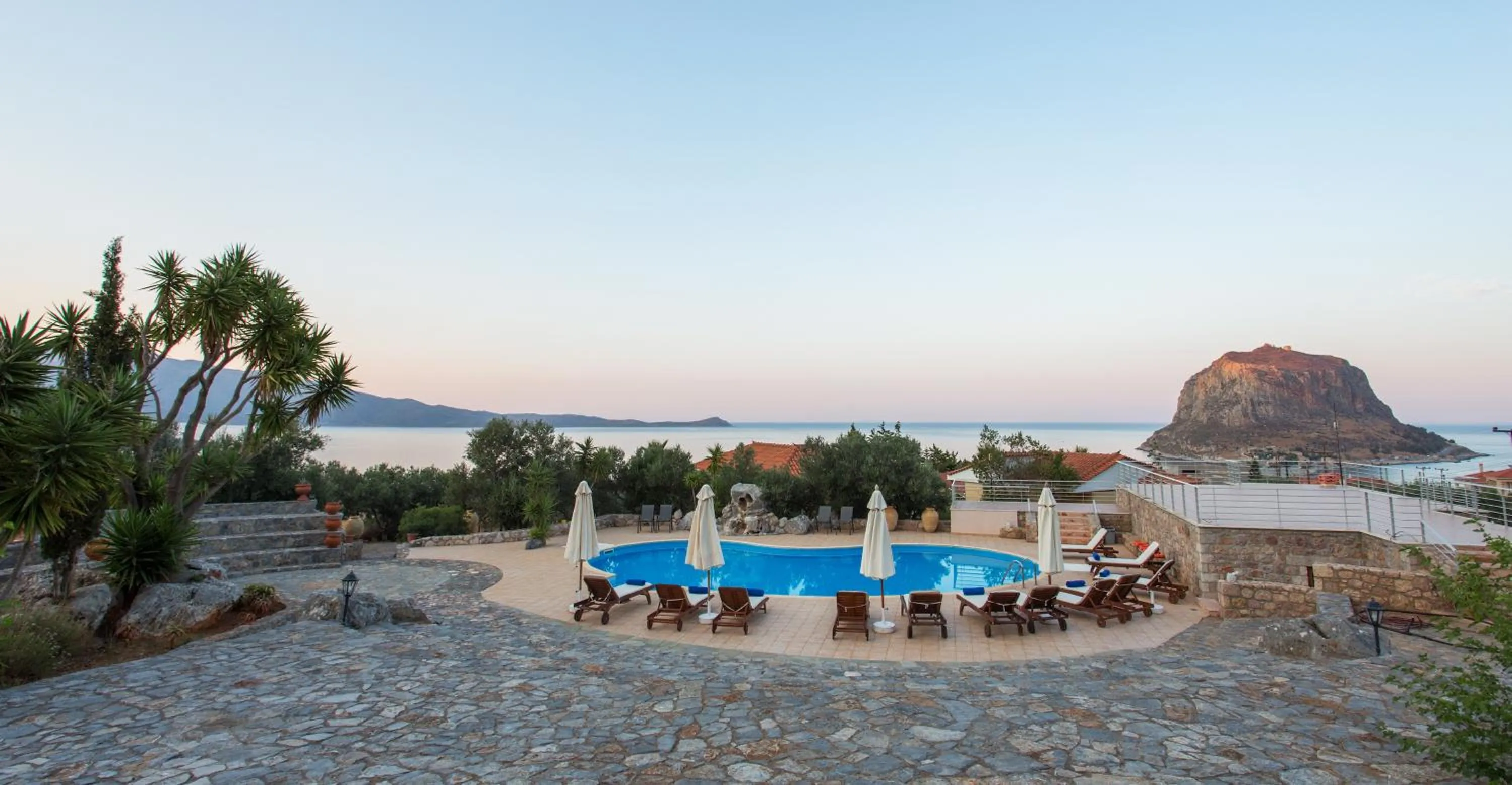 Landmark view in Monemvasia Village (ex Topalti)