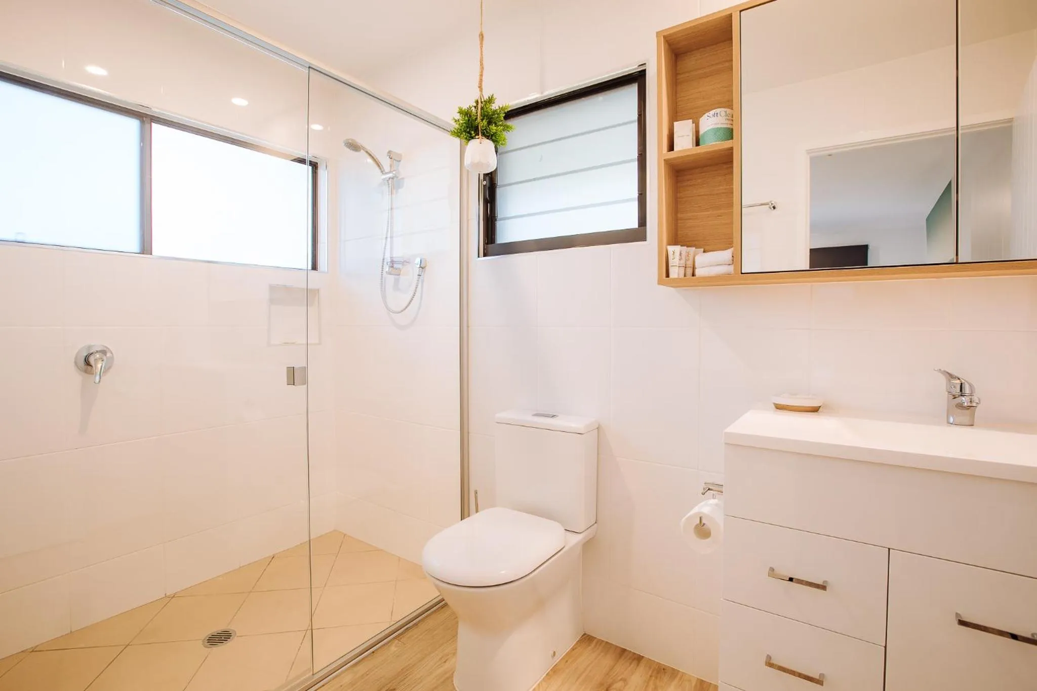 Shower in BIG4 Sandstone Point Holiday Resort Bribie Island