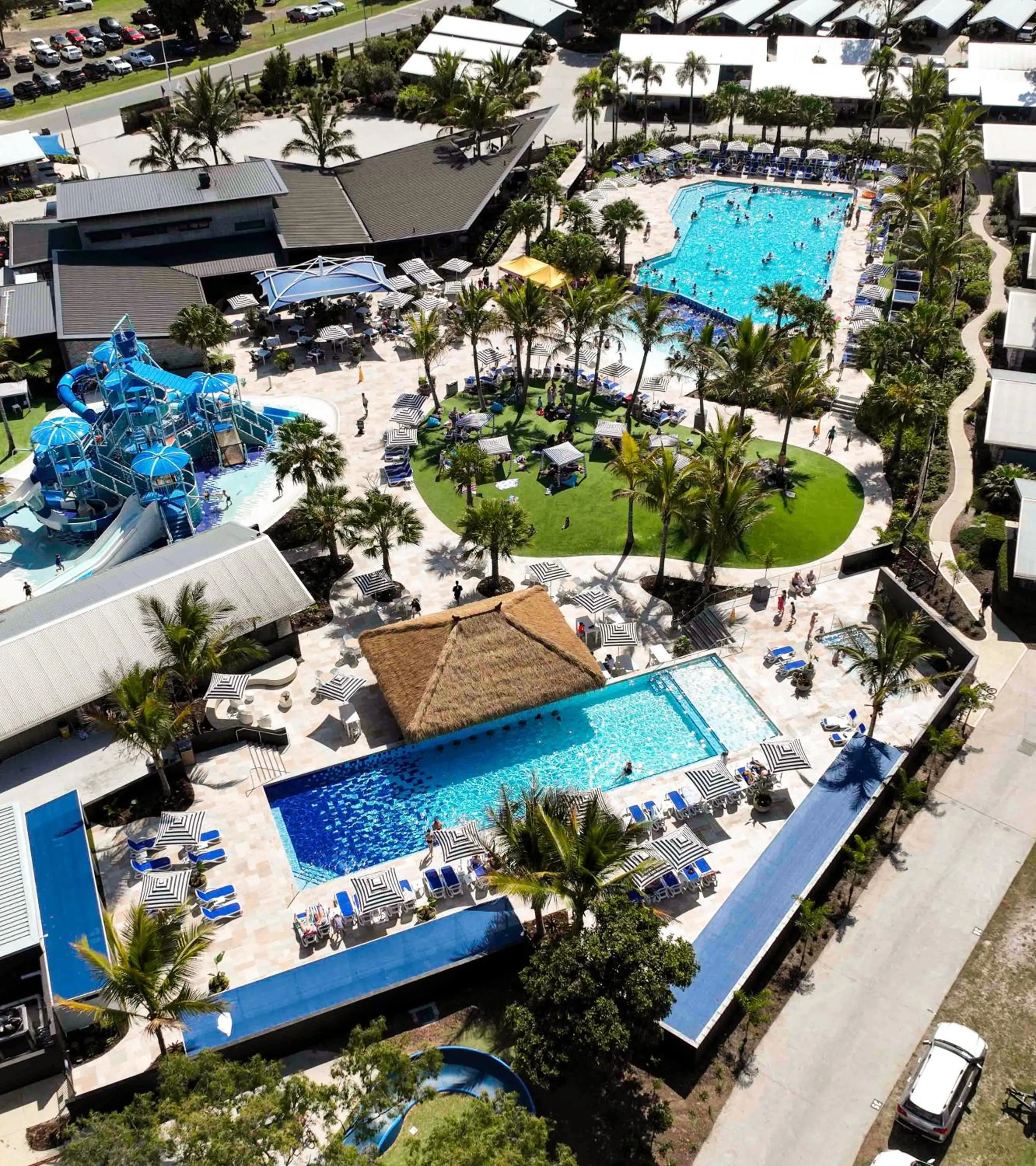 Swimming pool in BIG4 Sandstone Point Holiday Resort Bribie Island
