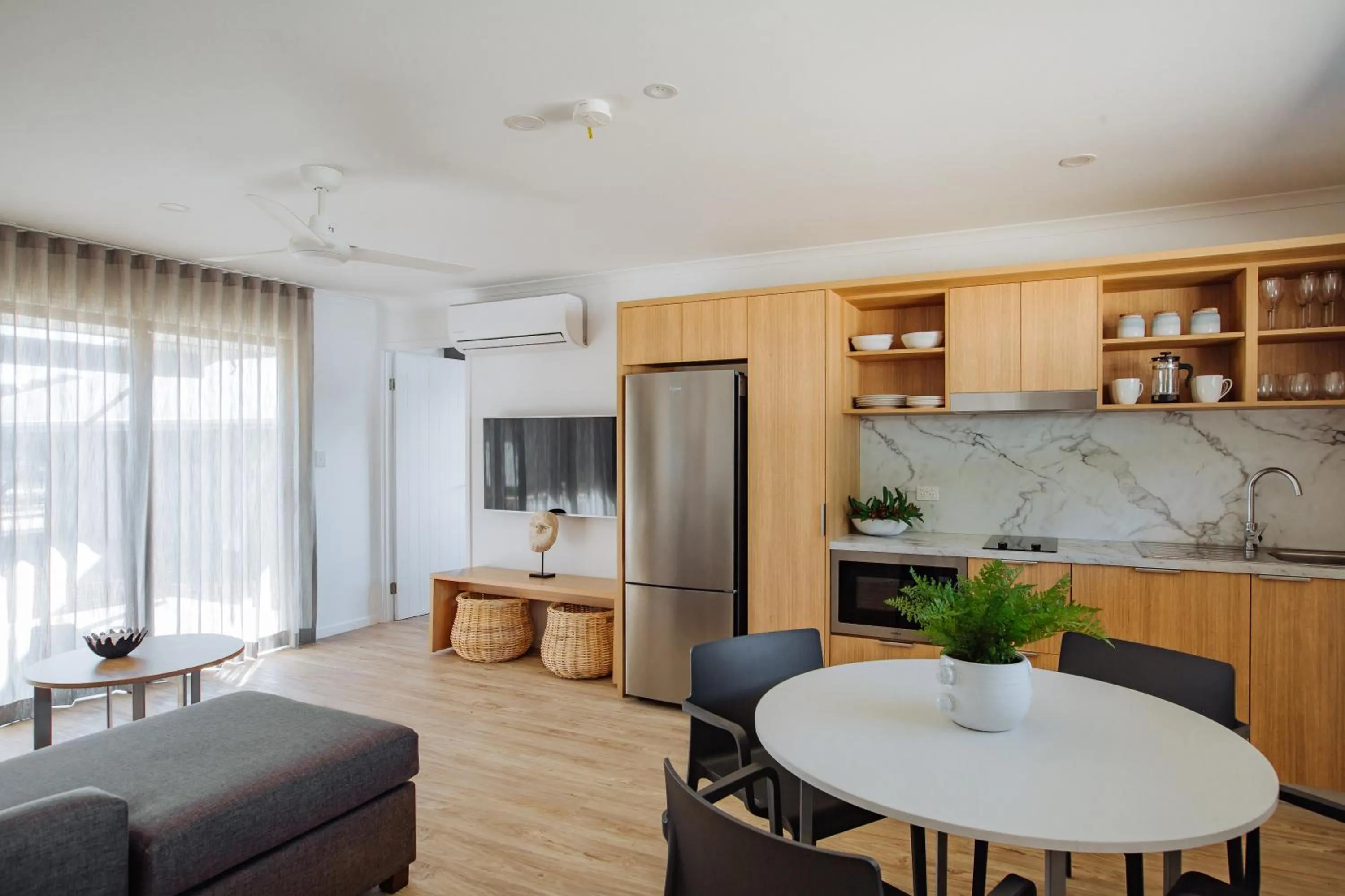 Living room in BIG4 Sandstone Point Holiday Resort Bribie Island