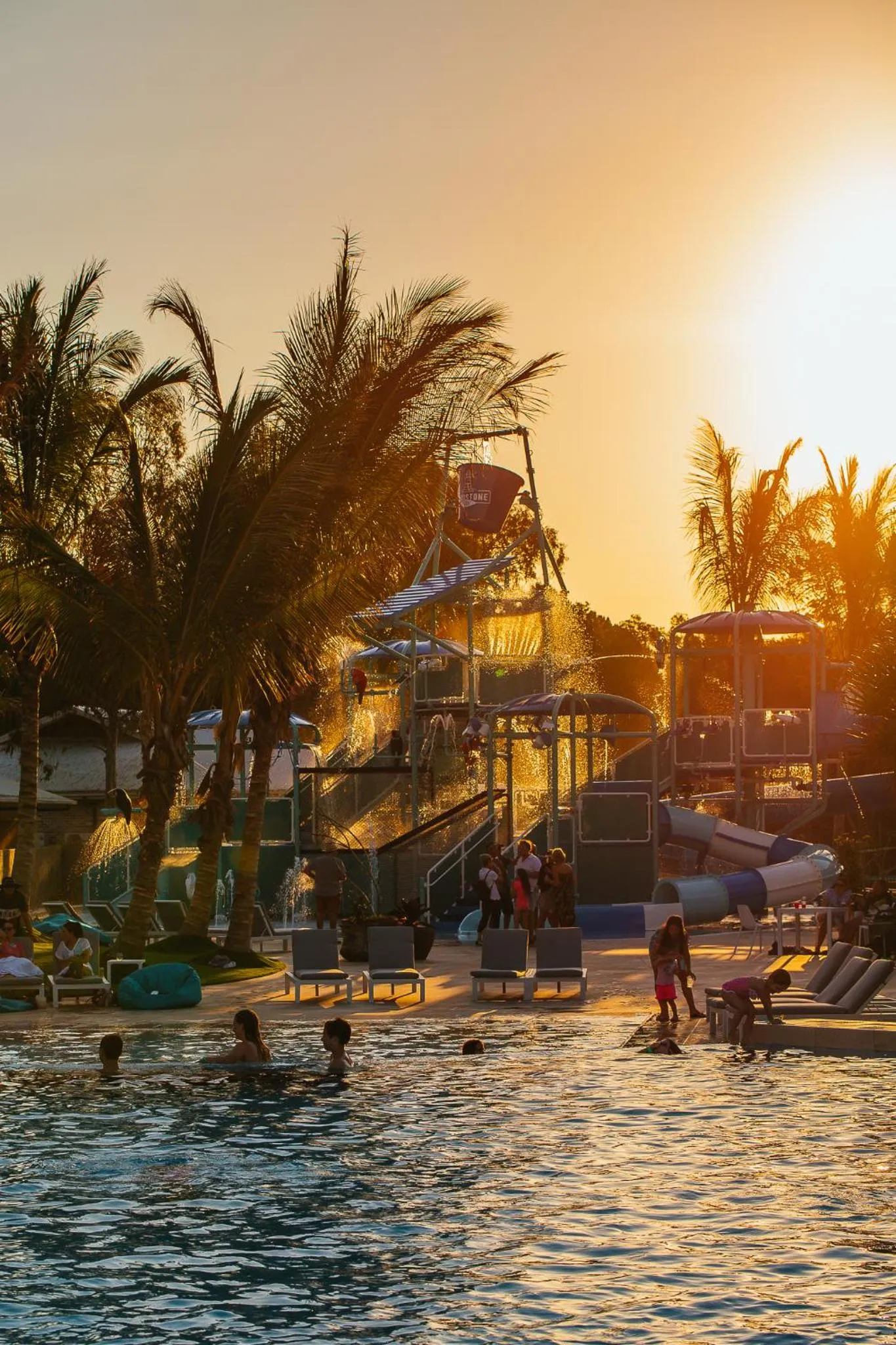 Swimming pool in BIG4 Sandstone Point Holiday Resort Bribie Island