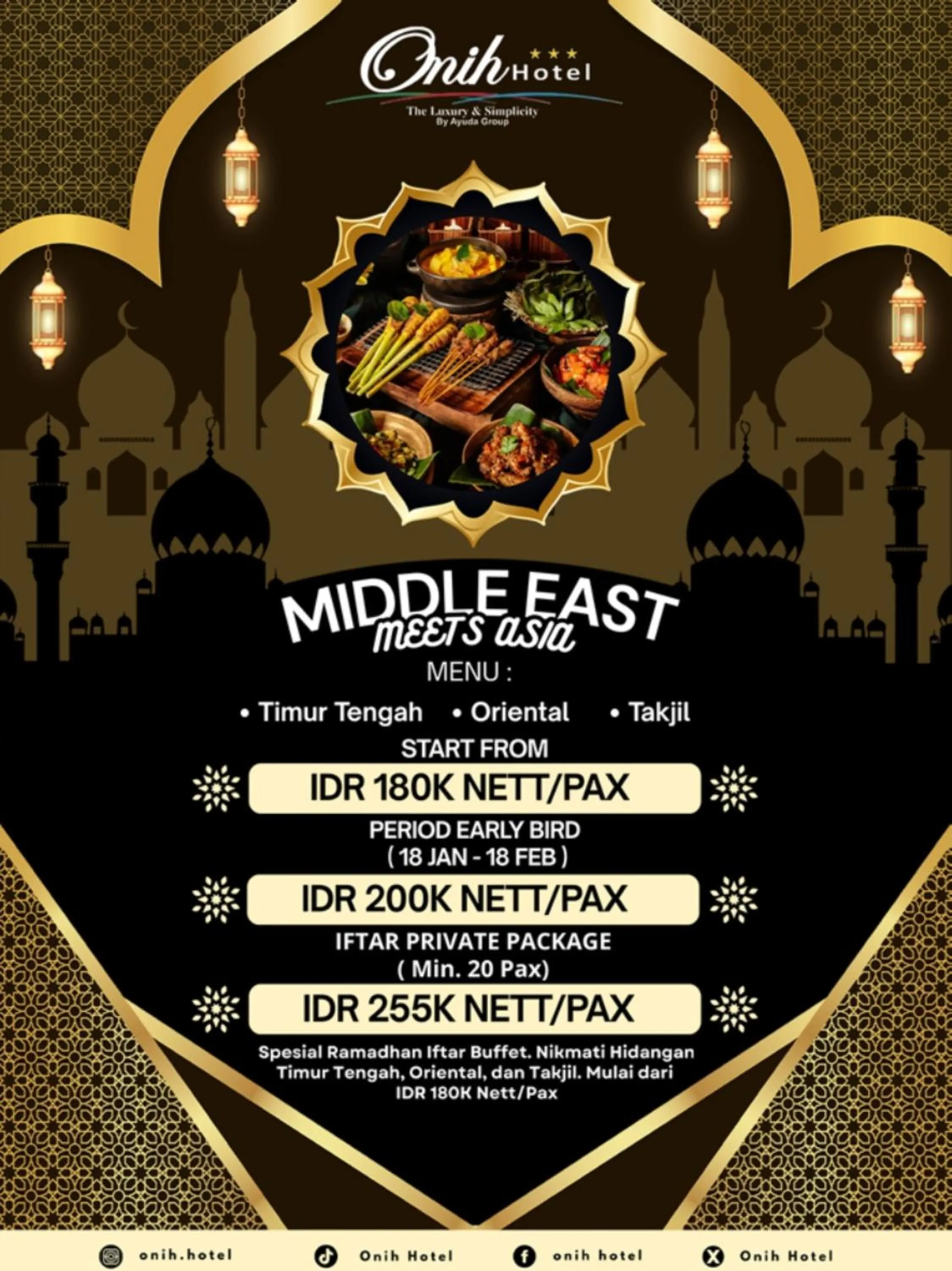 Restaurant/places to eat in Onih Hotel