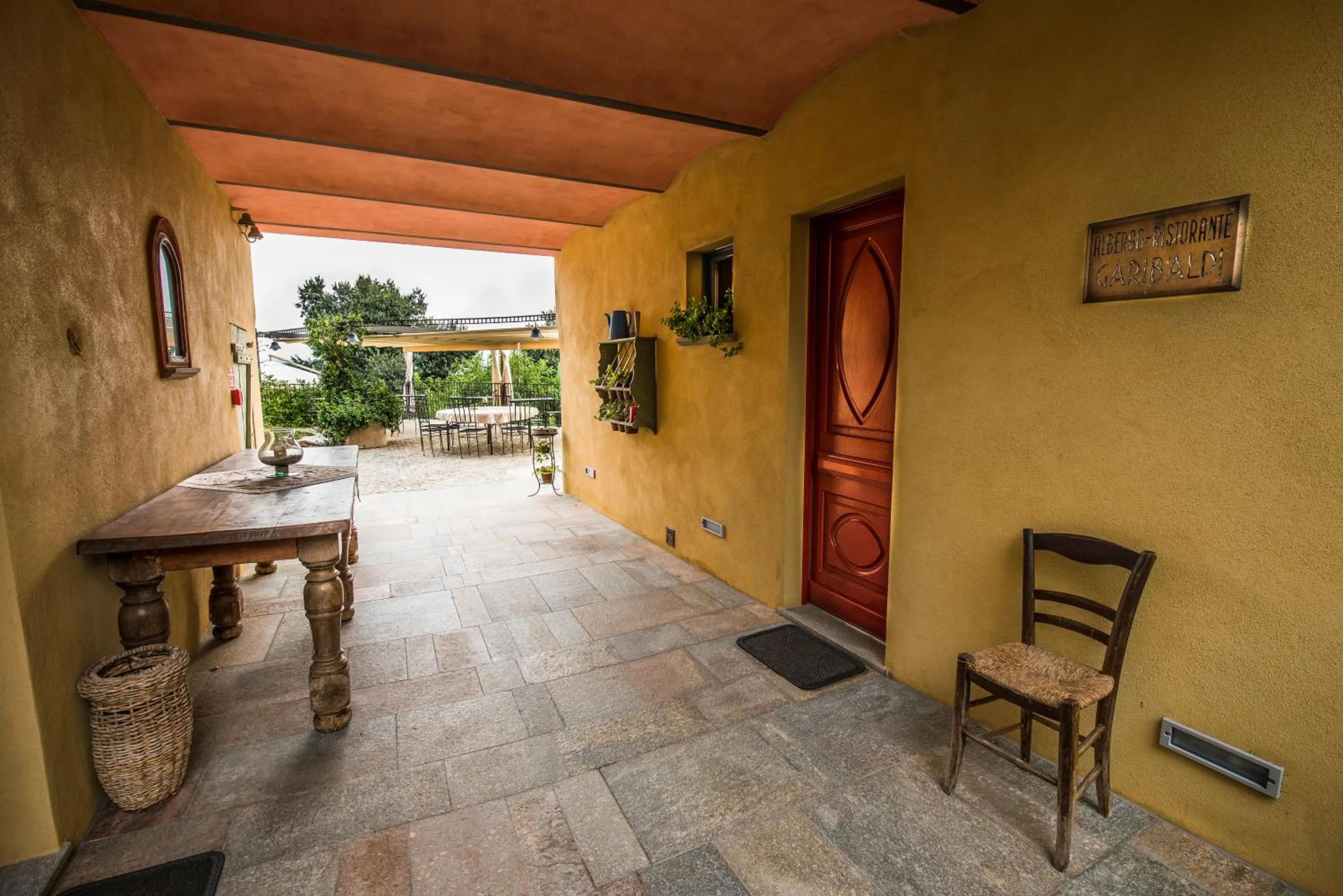 Balcony/Terrace in Albergo Ristorante Garibaldi