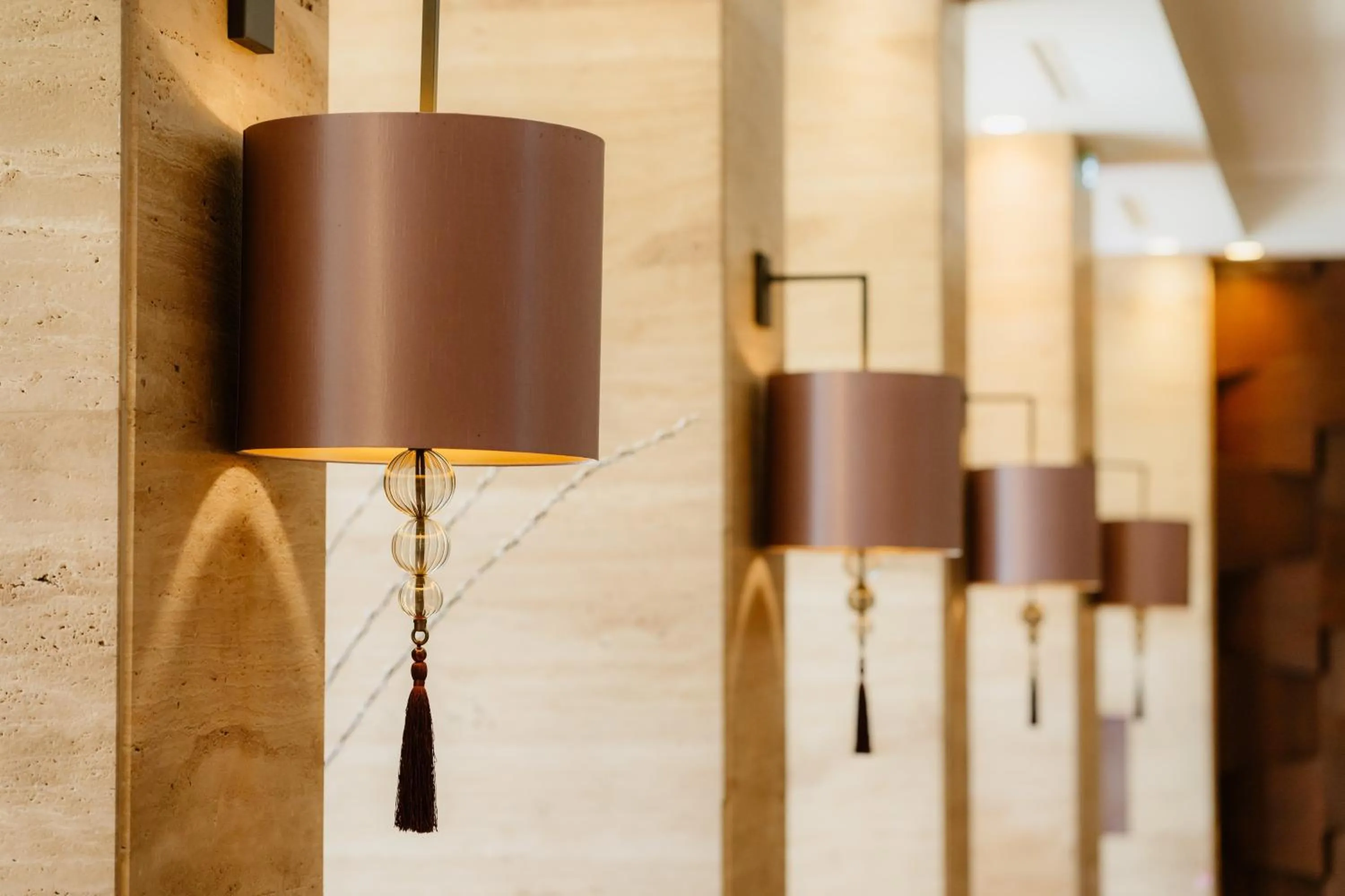 Lobby or reception in Metropol Palace, Belgrade