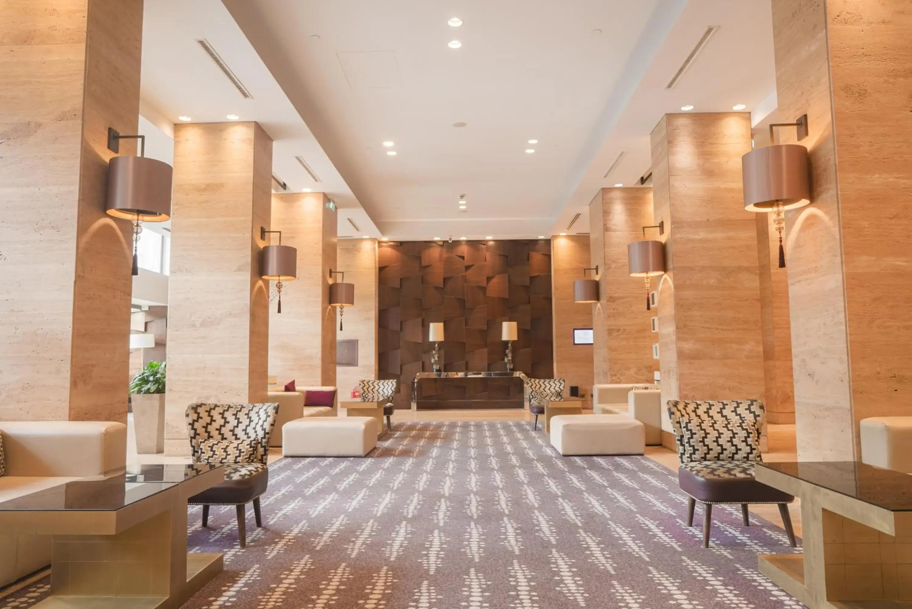 Lobby or reception in Metropol Palace, Belgrade Lobby or reception in Metropol Palace, Belgrade