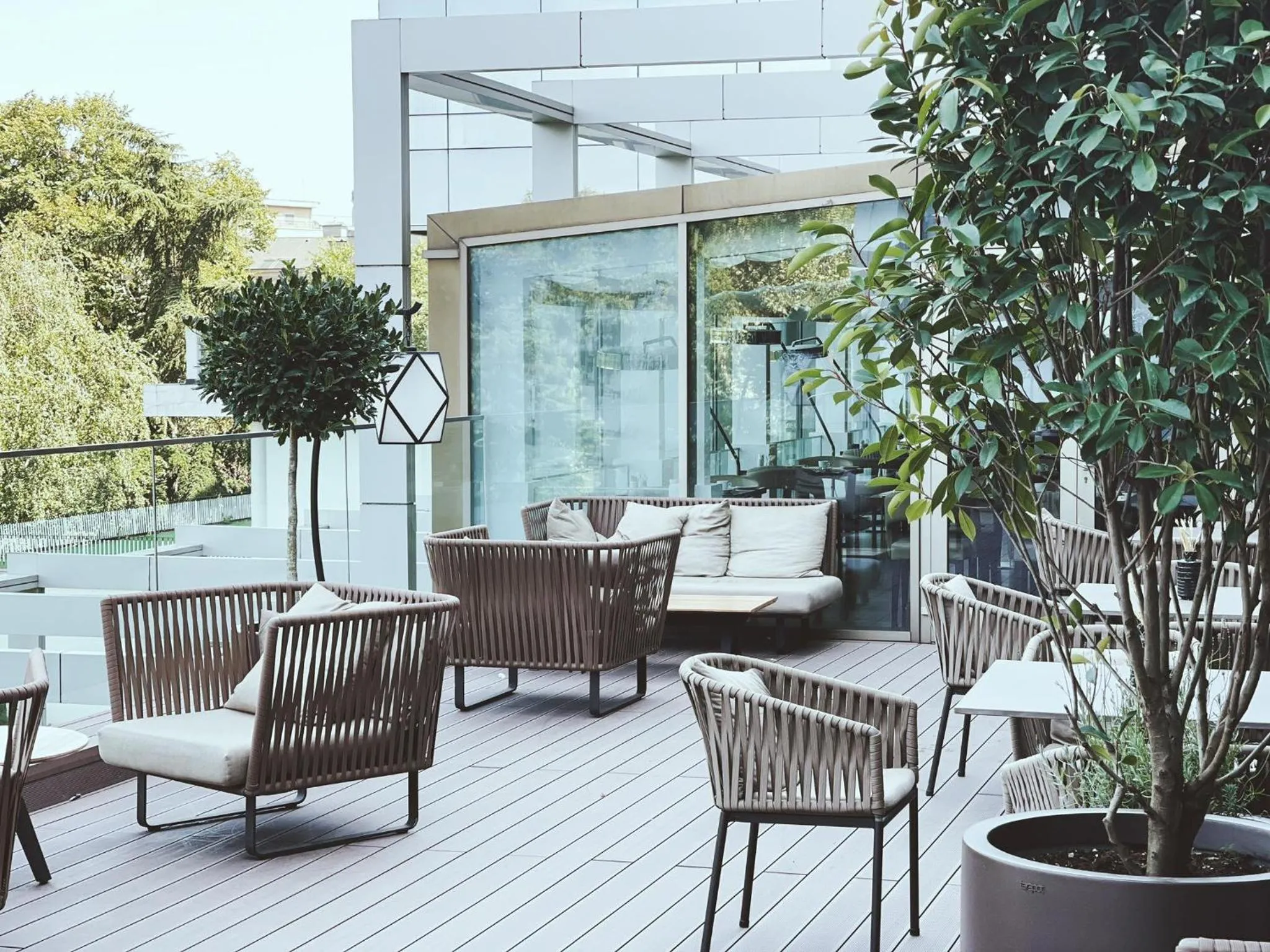 Balcony/Terrace in Metropol Palace, Belgrade