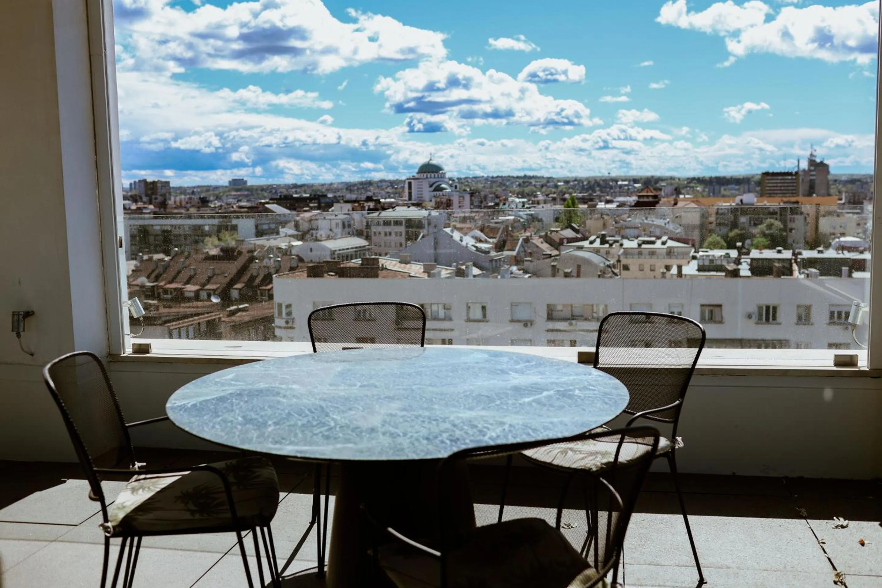 Balcony/Terrace in Metropol Palace, Belgrade
