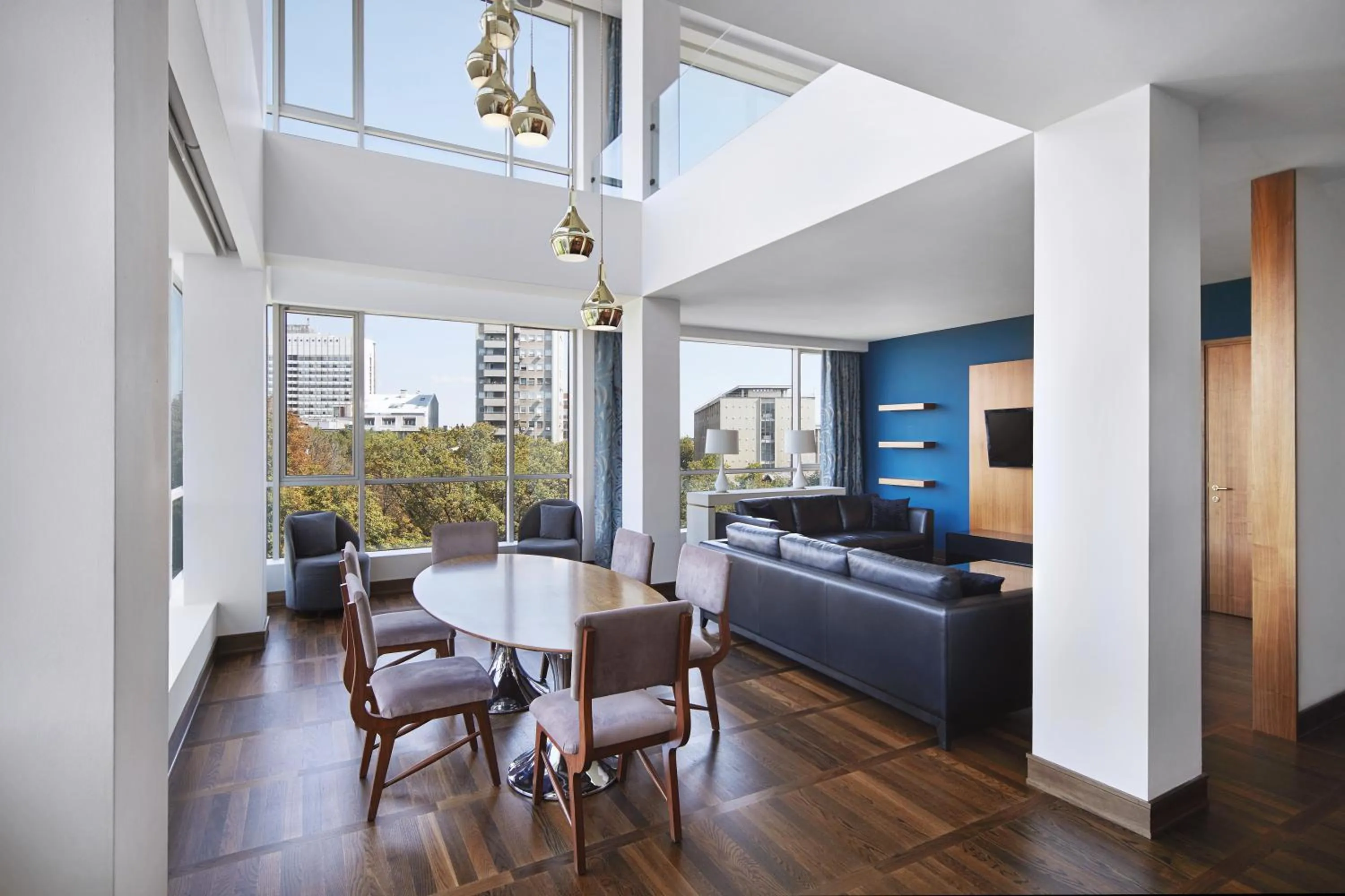 Living room in Metropol Palace, Belgrade
