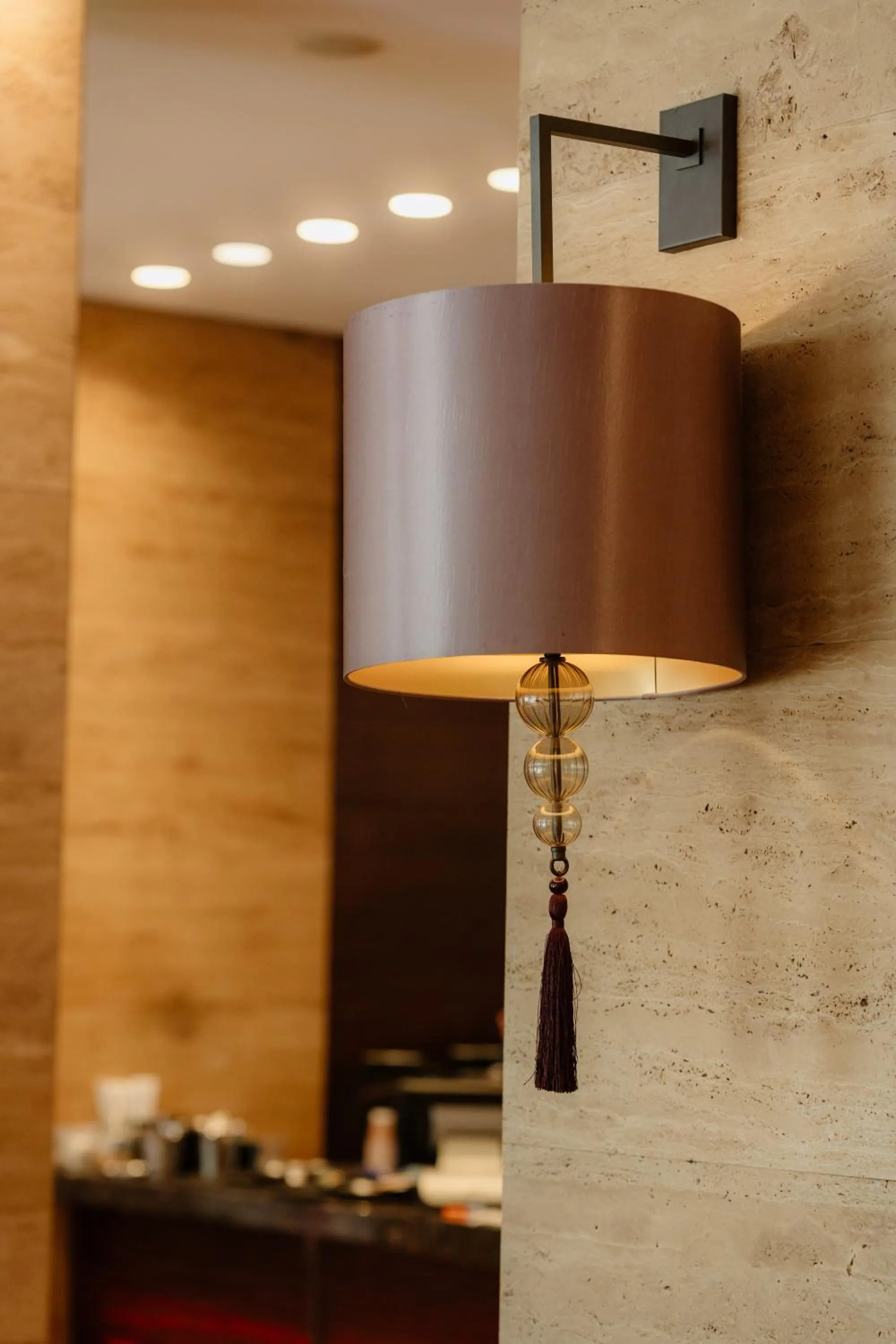 Lobby or reception in Metropol Palace, Belgrade