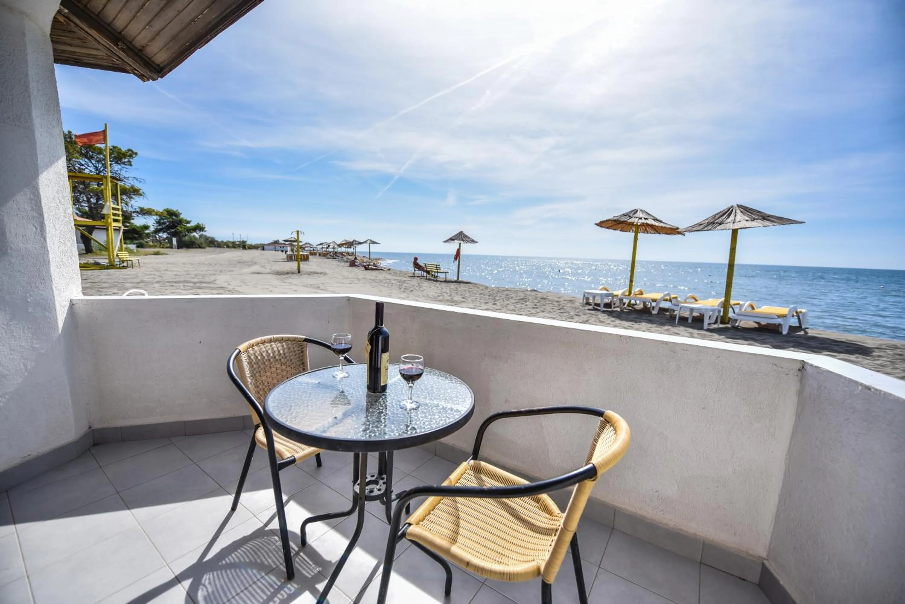 Balcony/Terrace in FKK Ada Bojana