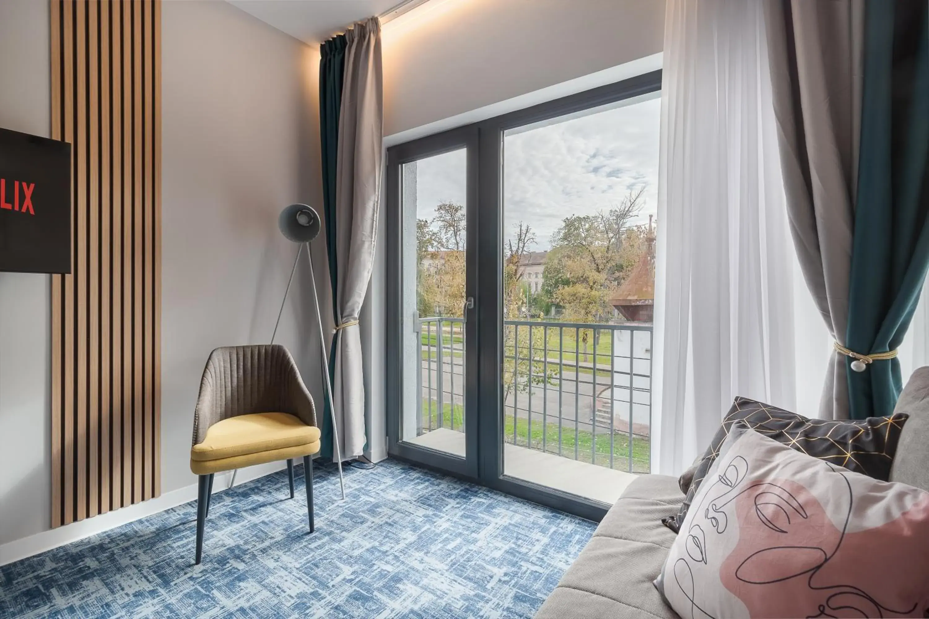 View (from property/room), Bed in Aparthotel Aria Boutique View (from property/room), Bed in Aparthotel Aria Boutique