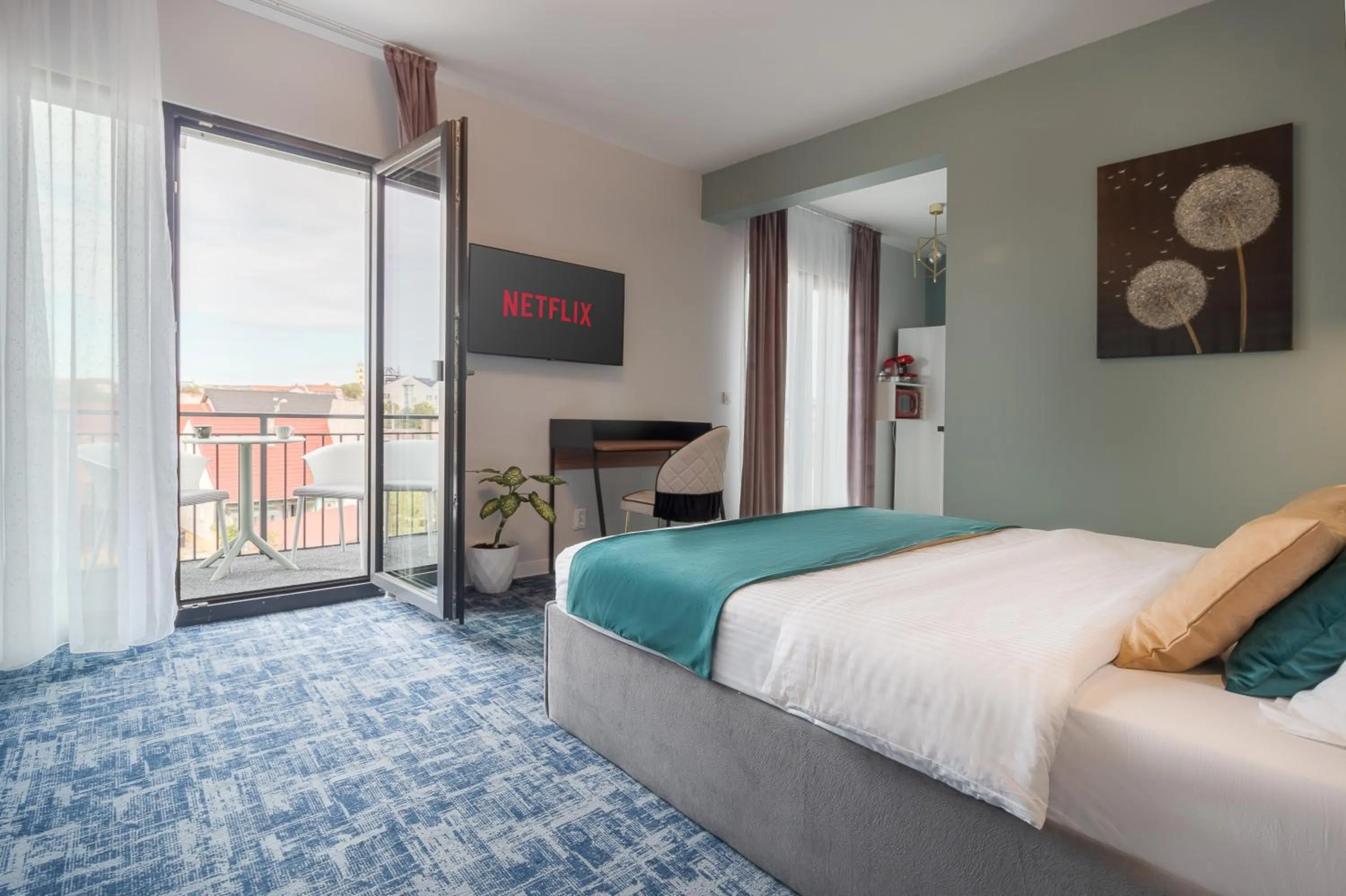 Bed in Aparthotel Aria Boutique