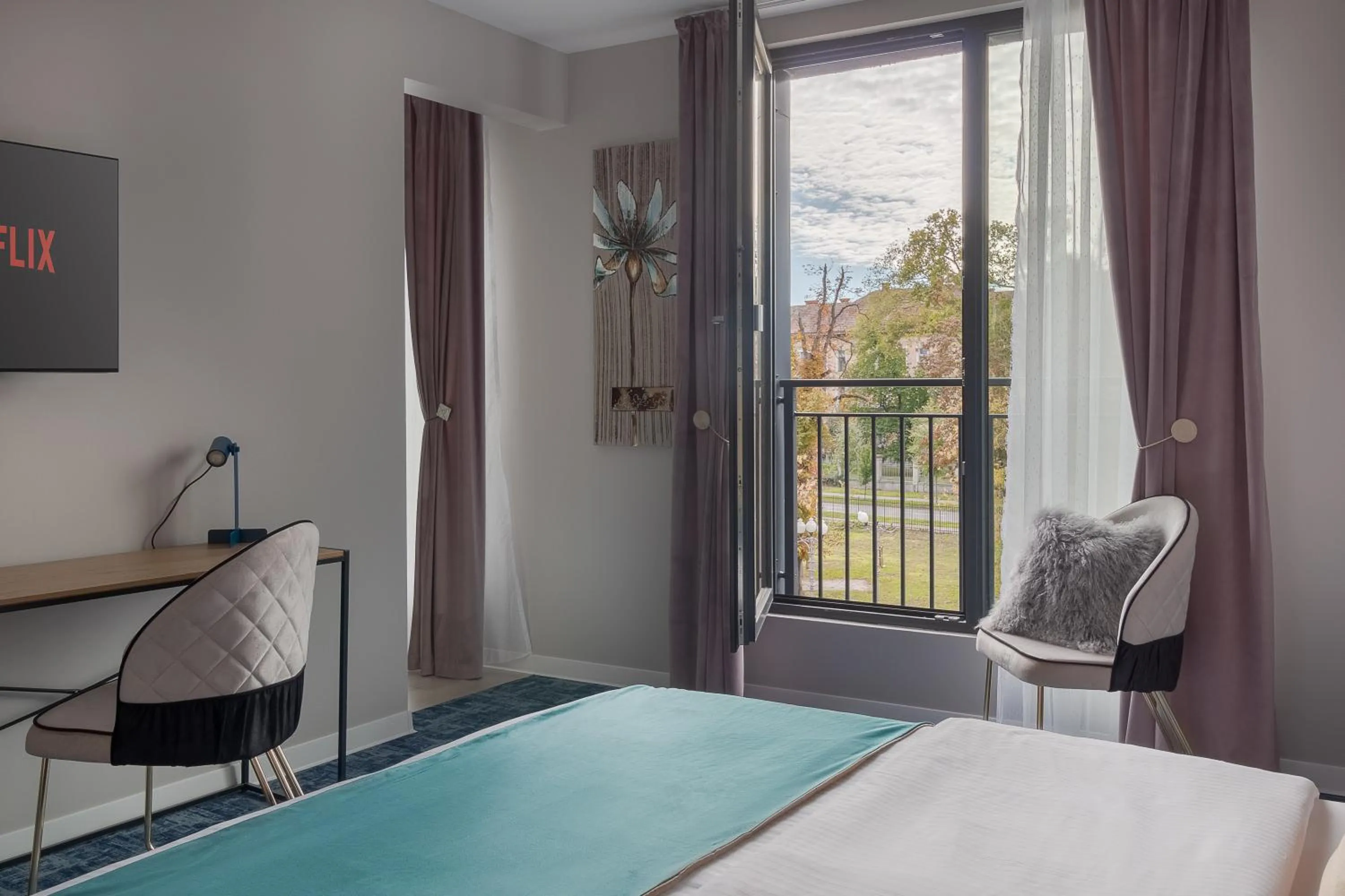 View (from property/room), Bed in Aparthotel Aria Boutique