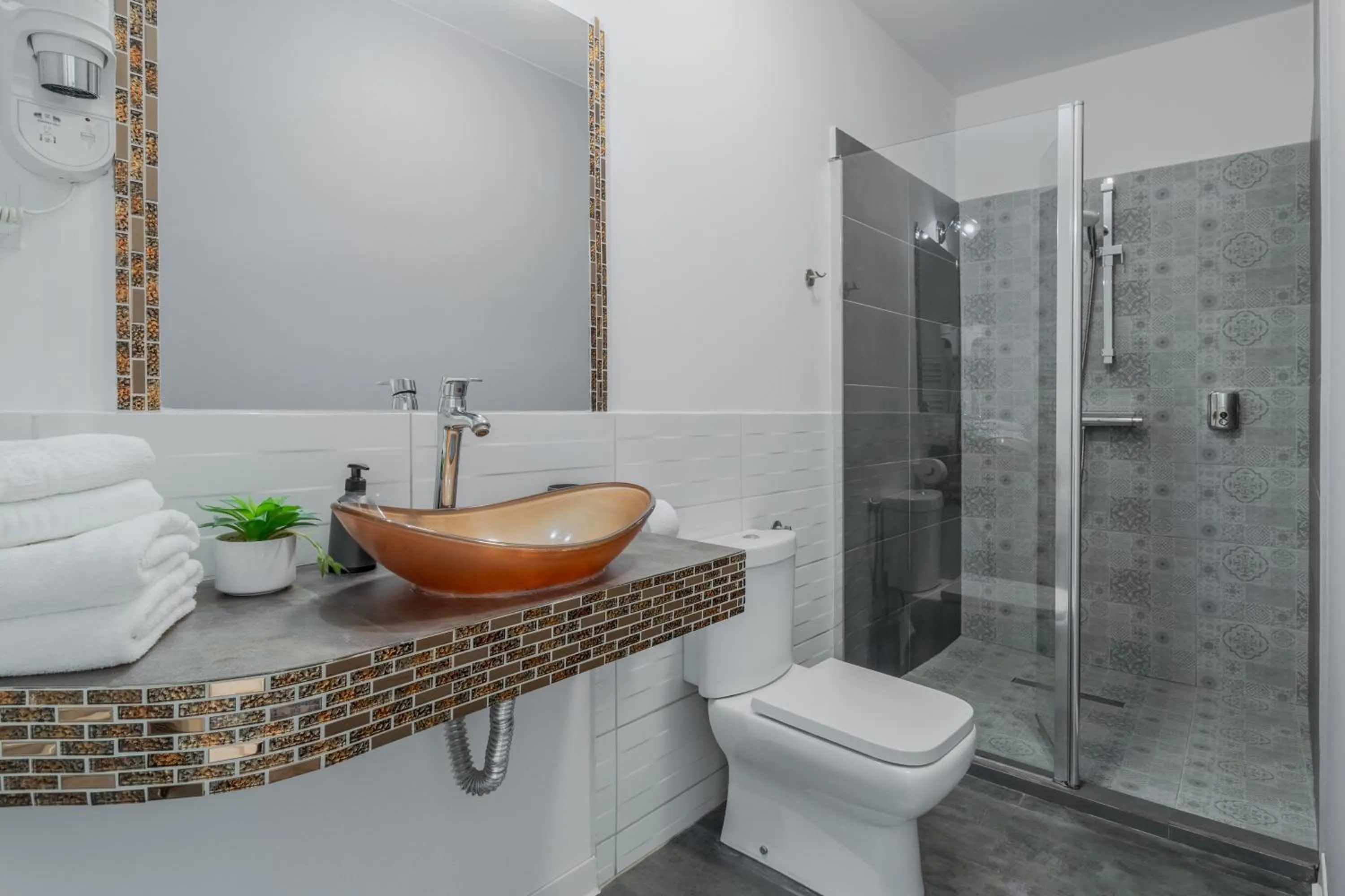 Shower in Aparthotel Aria Boutique