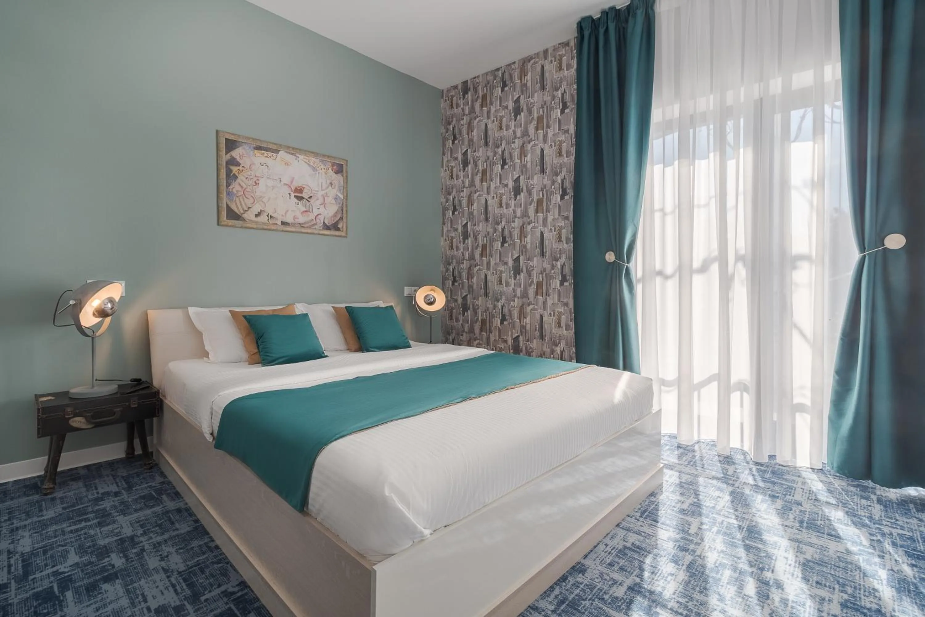 Bed in Aparthotel Aria Boutique